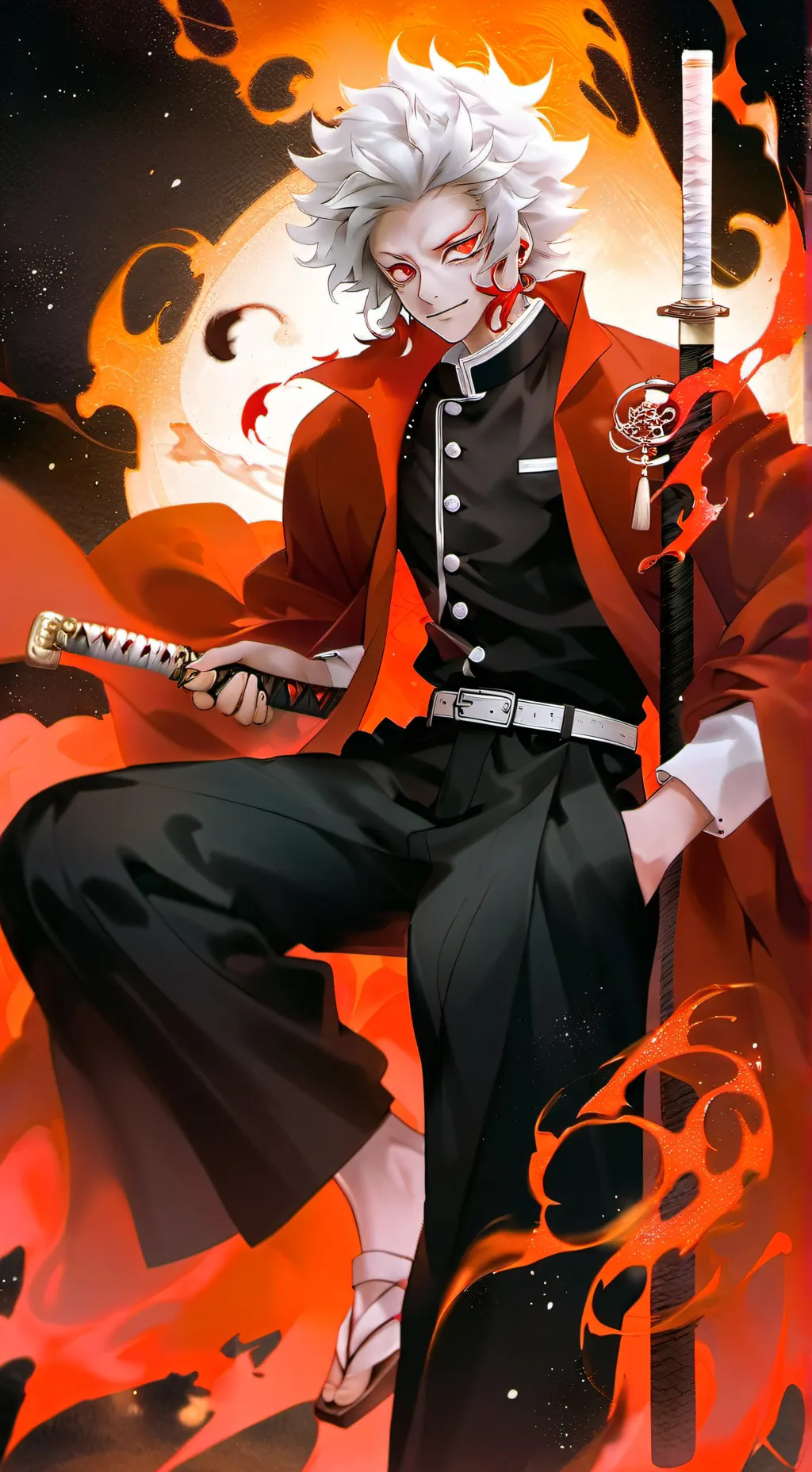 ai character: you meet rengoku  background