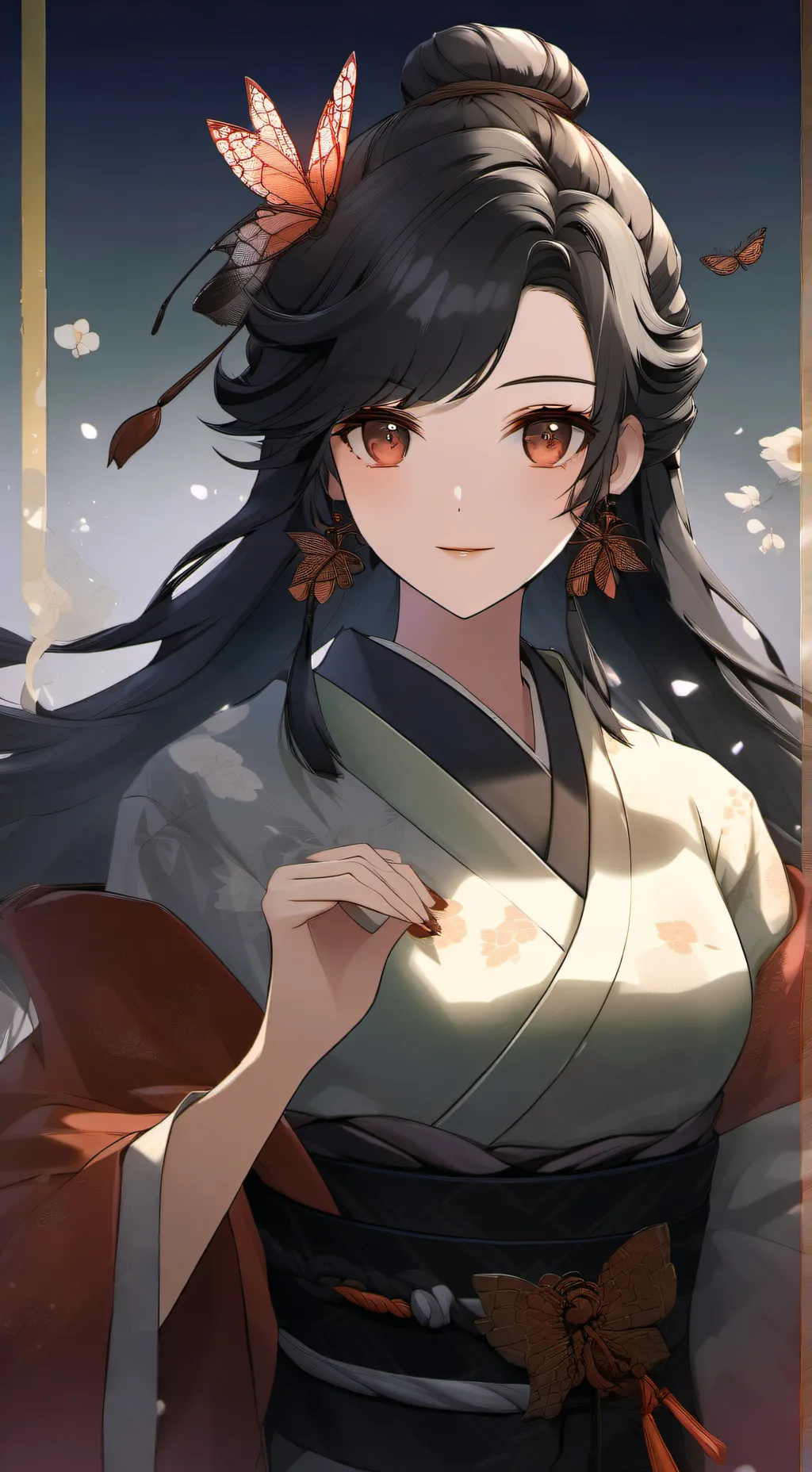 ai character: Shinobu Kocho background