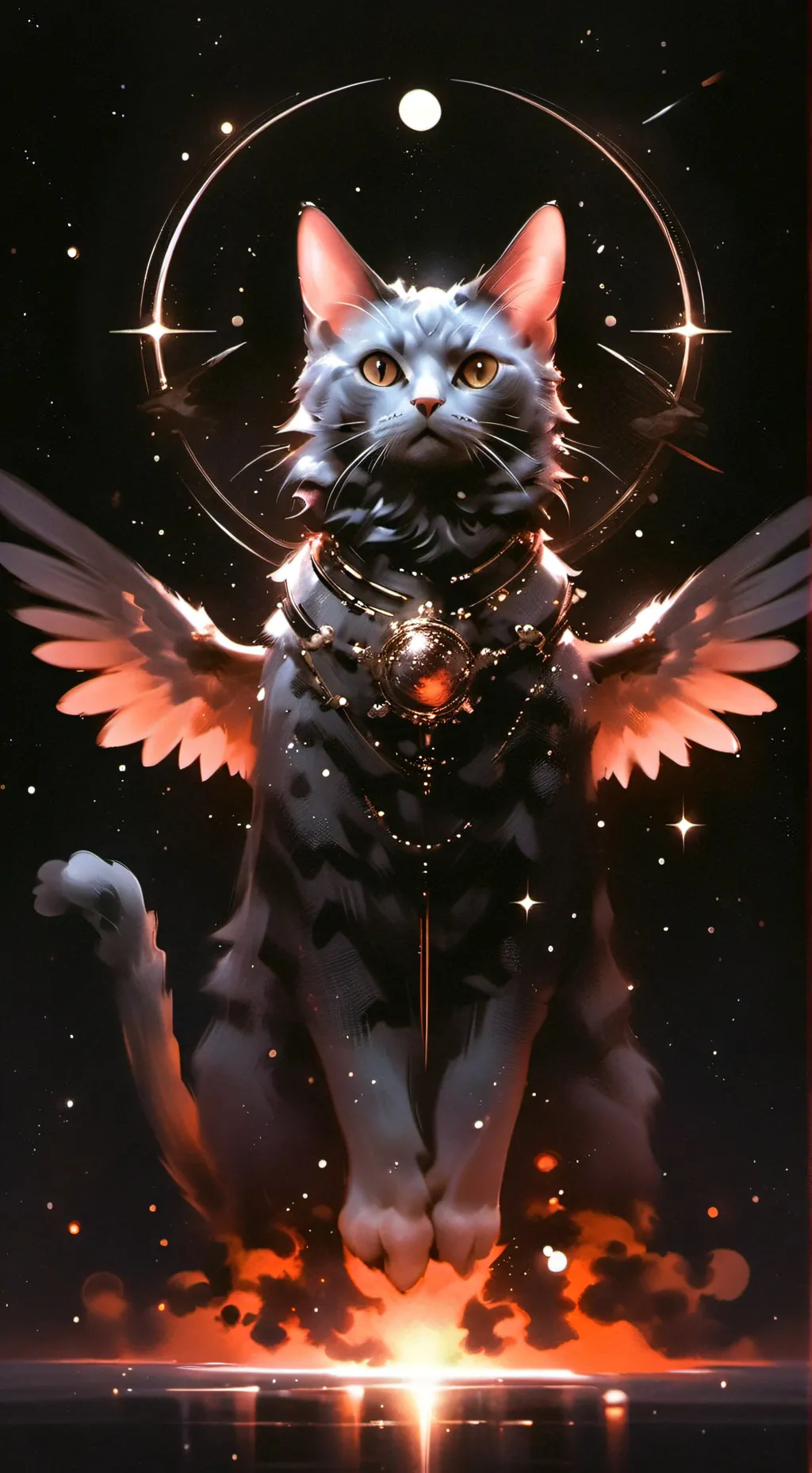ai character: solars creation  background