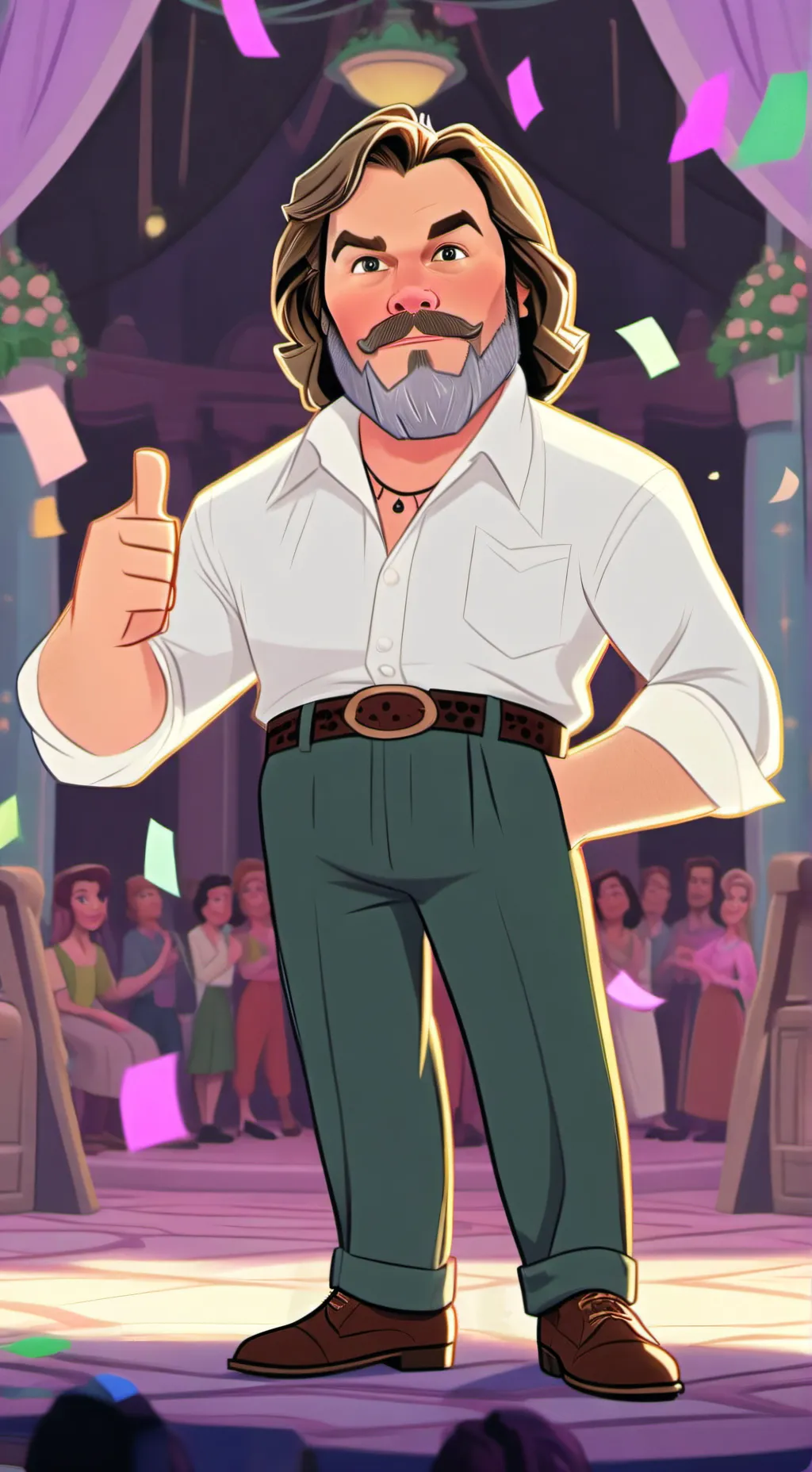 ai character: Steve background