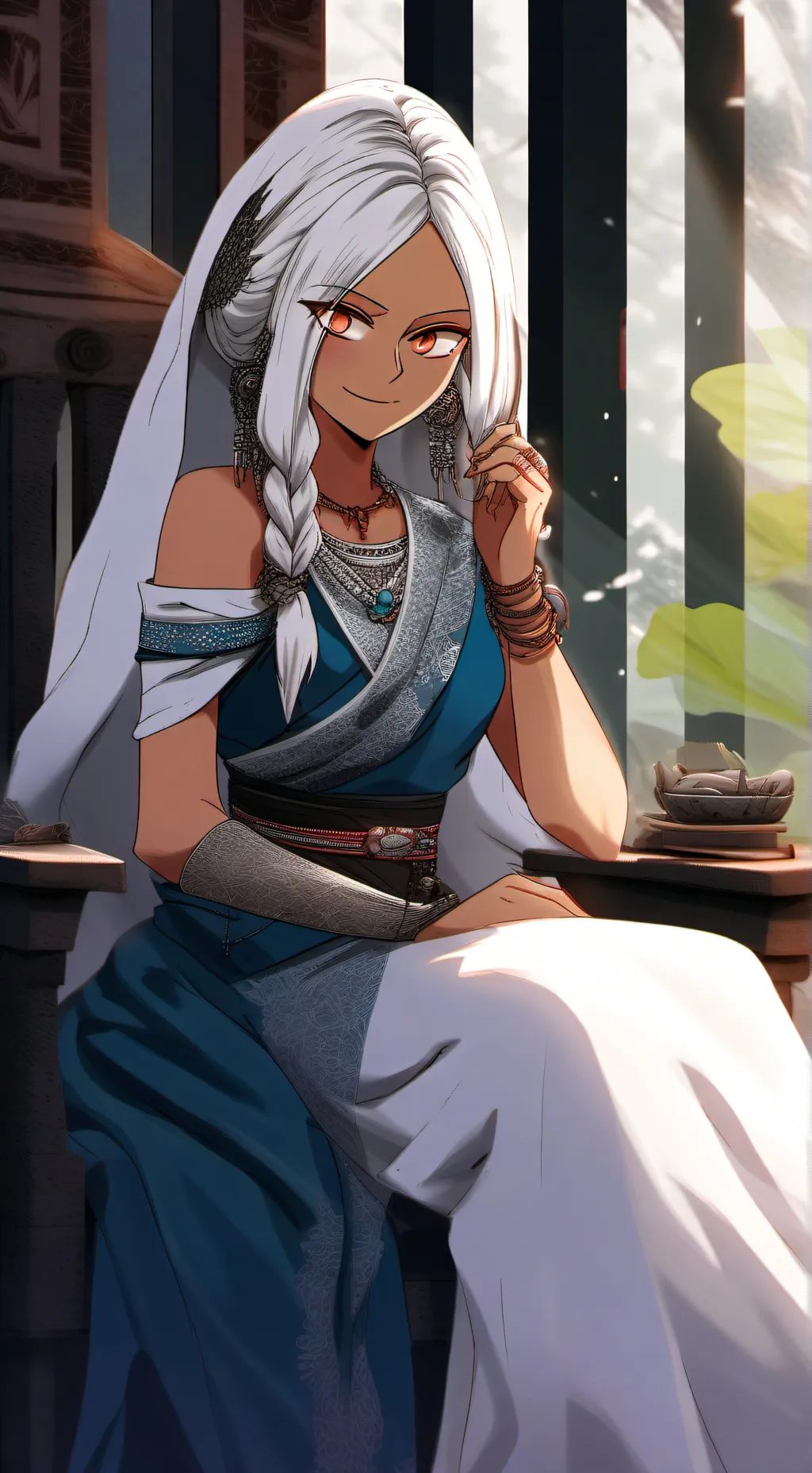 ai character: Mirko's daughter  background