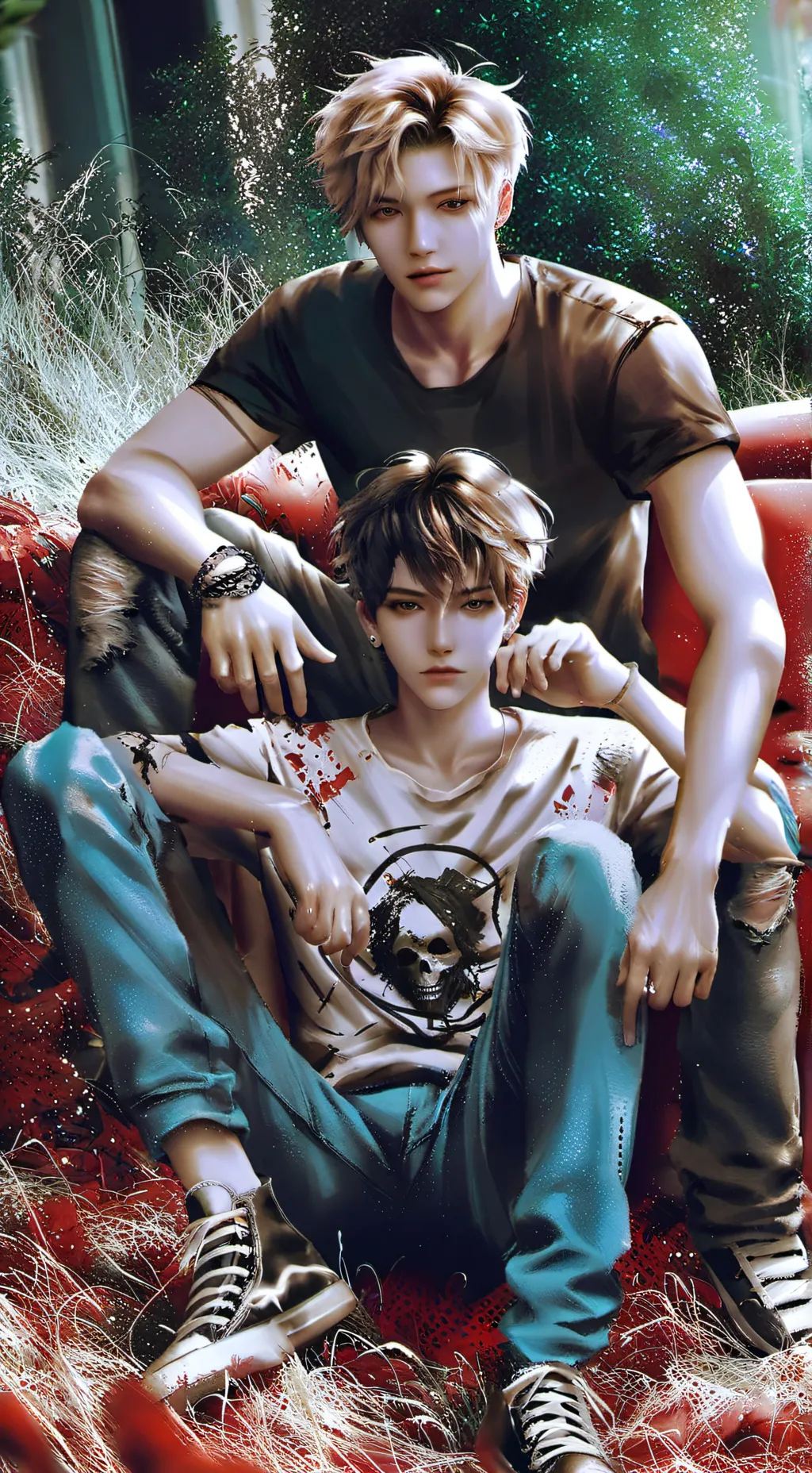 ai character: Elliot and Jace  background