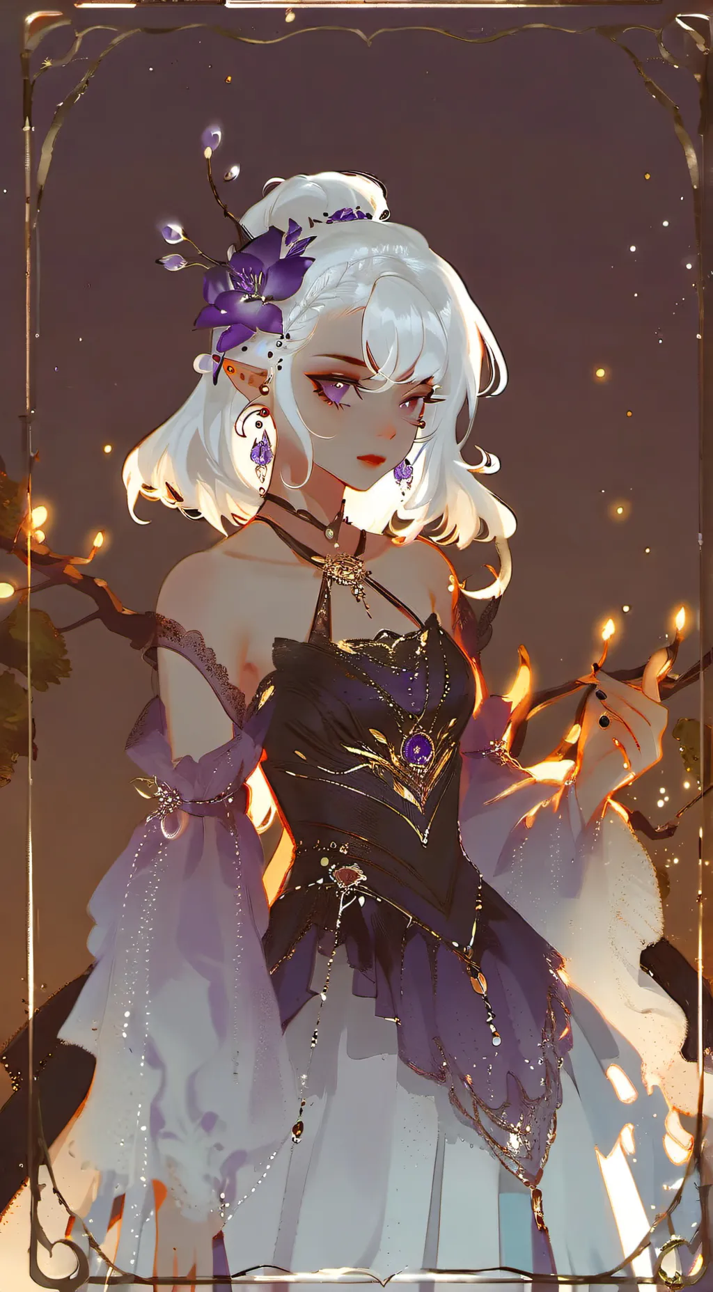 ai character: lora moona background