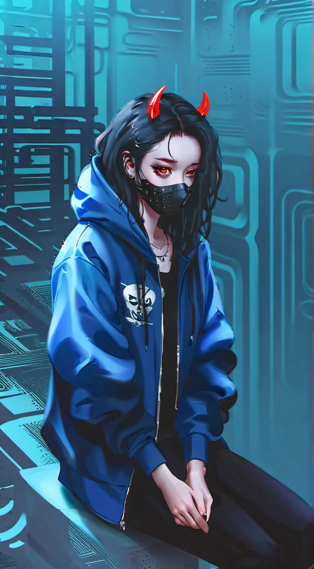 ai character: Saddy the killer background