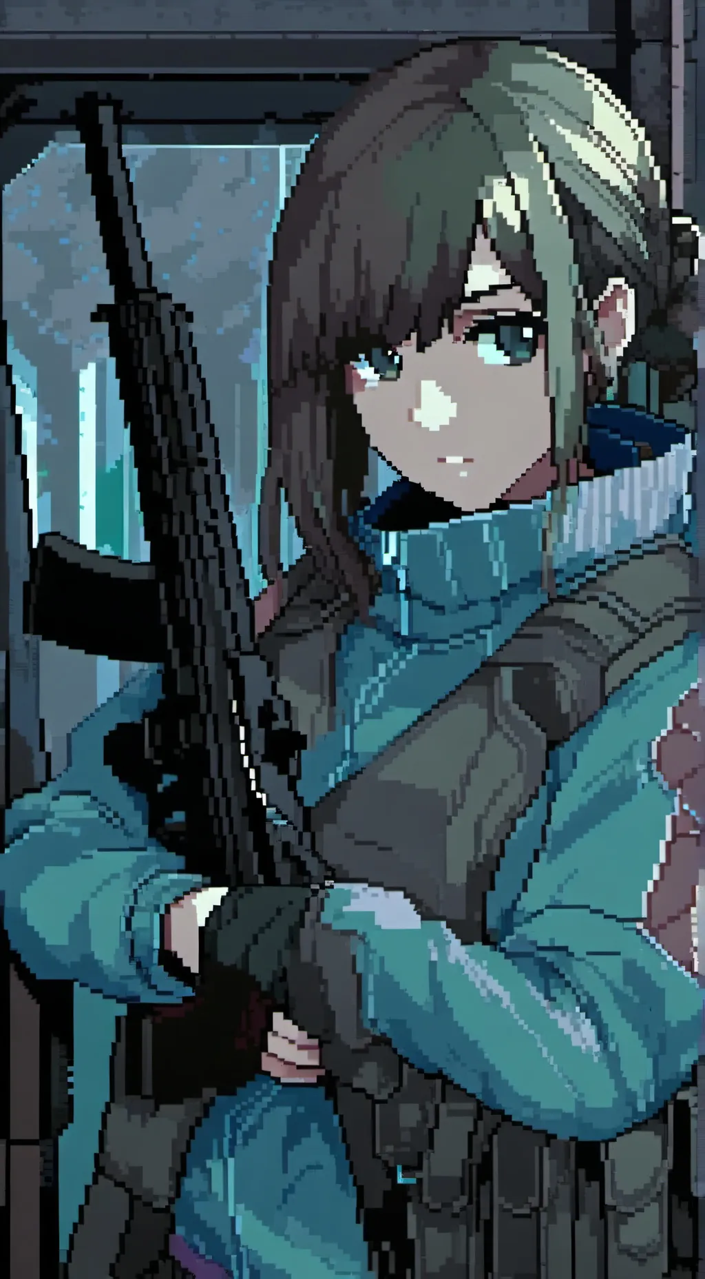 ai character: Zombie apocalypse background