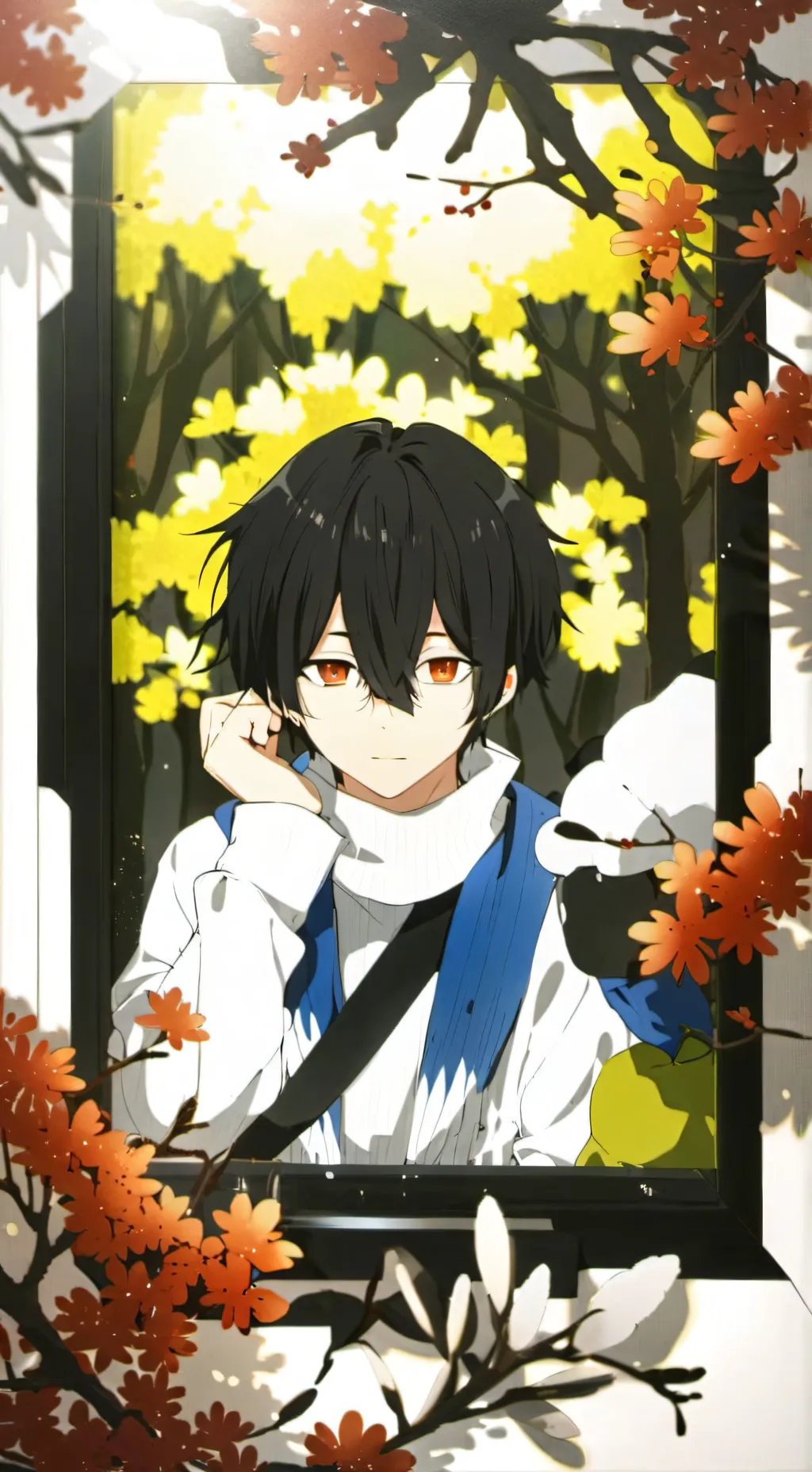 ai character: sus man😍 background