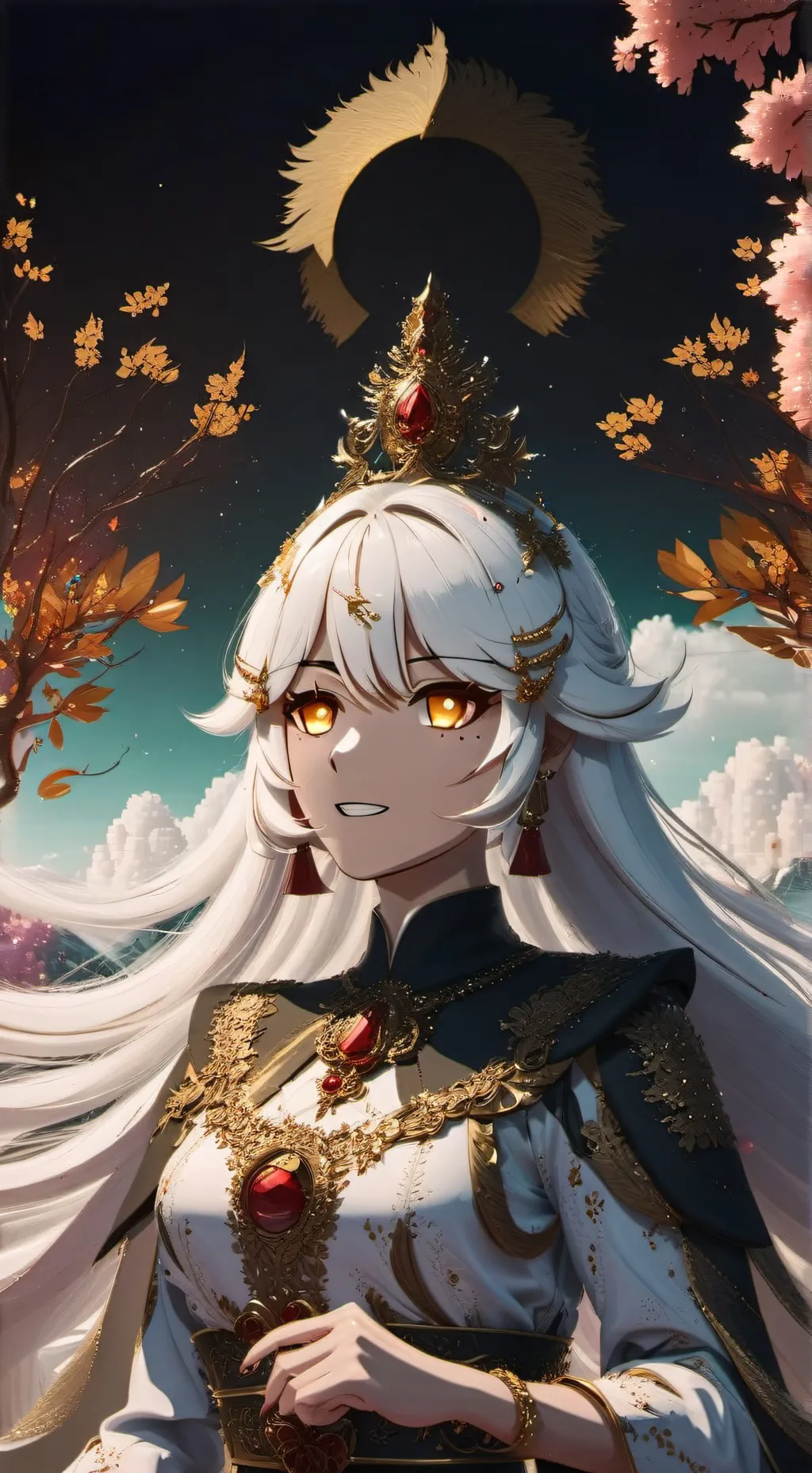 ai character: fruitcake child! background