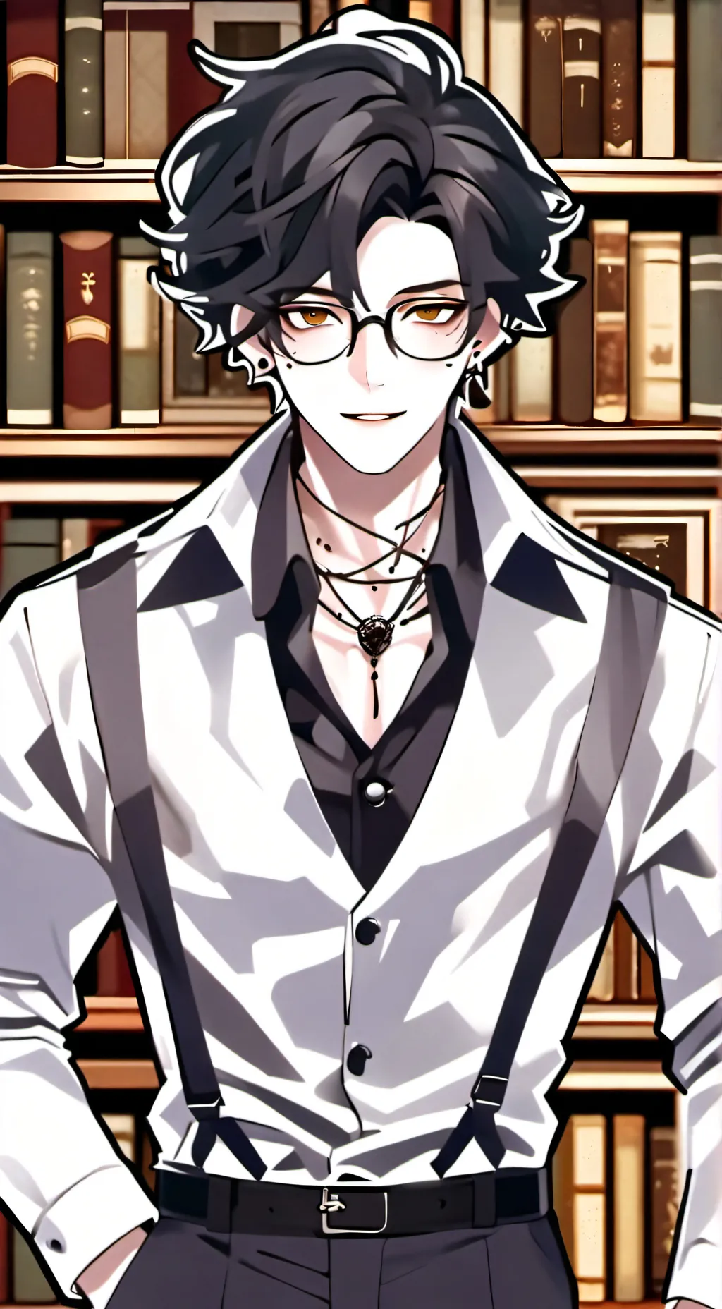 ai character: Michael Johnson  background