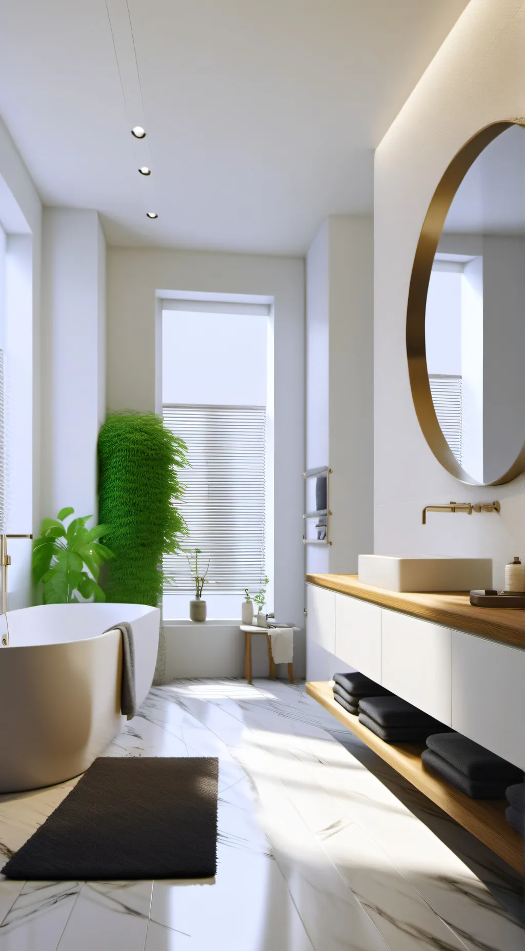 ai character: Bathroom background