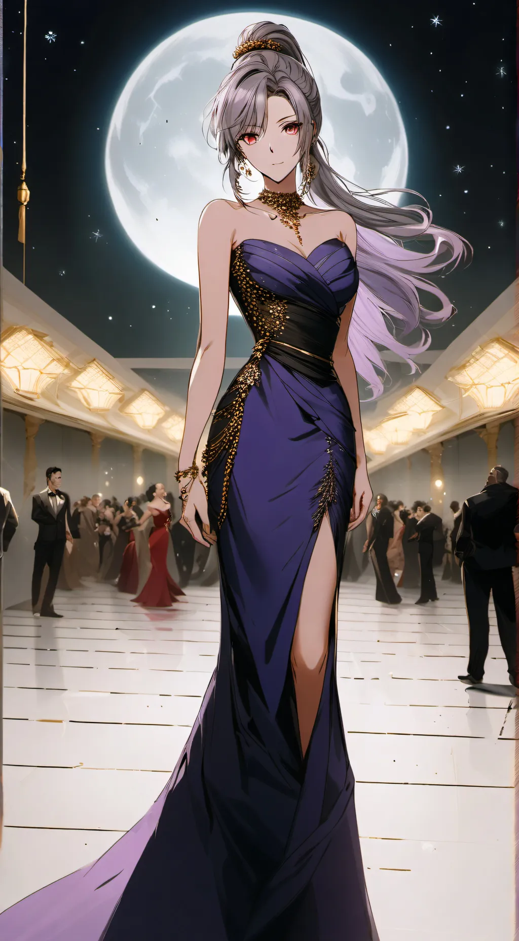 ai character: Duchess Dalia 💜💜💜 background