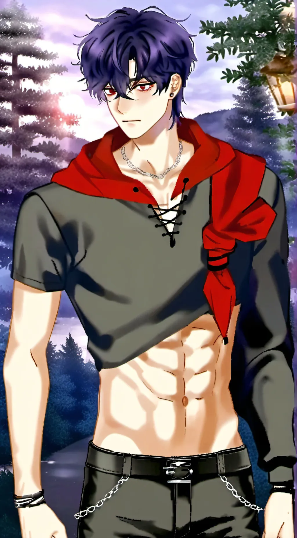 ai character: levi  background