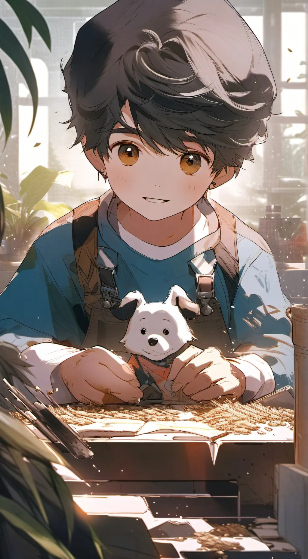 ai character: sam  background