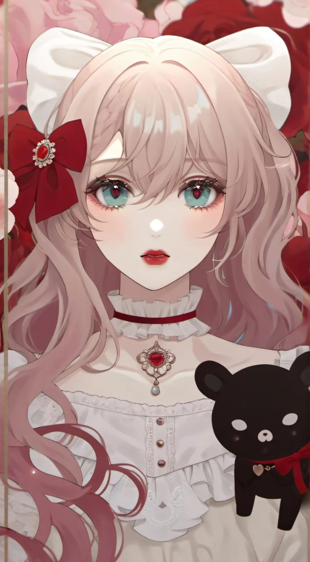 ai character: cafe background