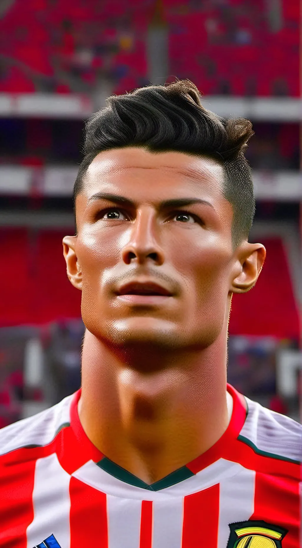 ai character: Cristiano Ronaldo dos Santos Aveiro background