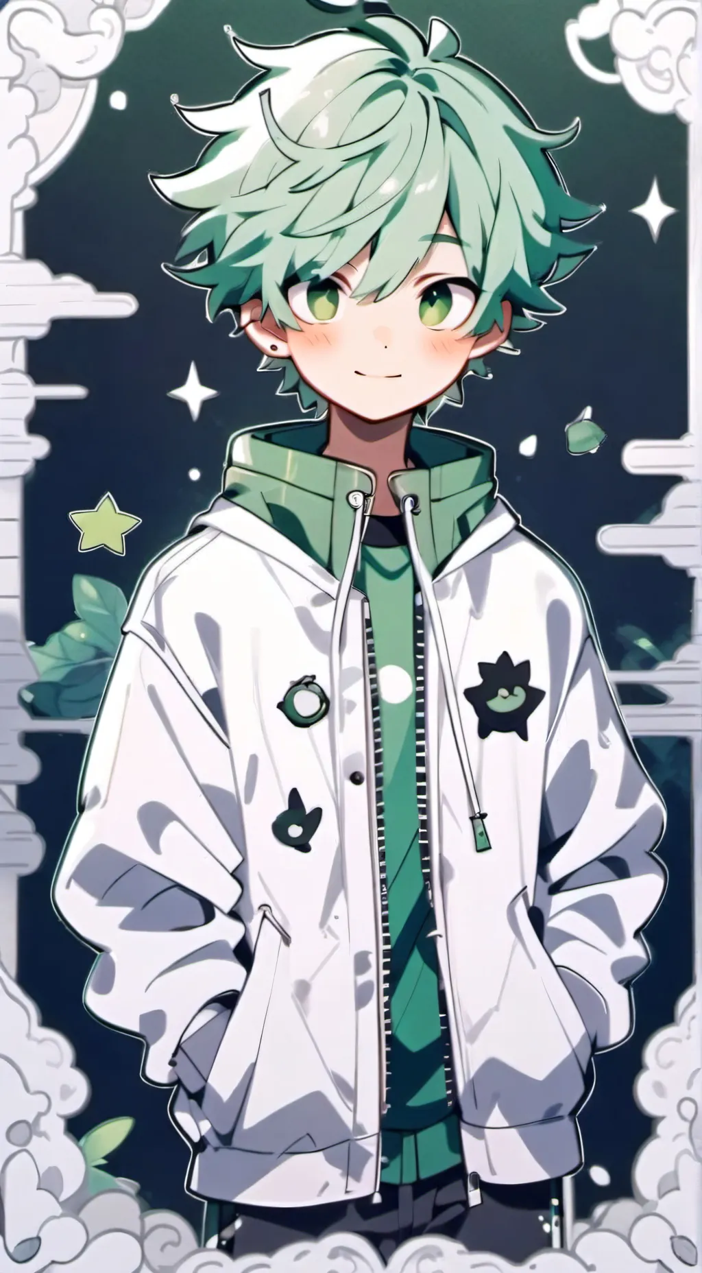 ai character: Izuku Midoriya background