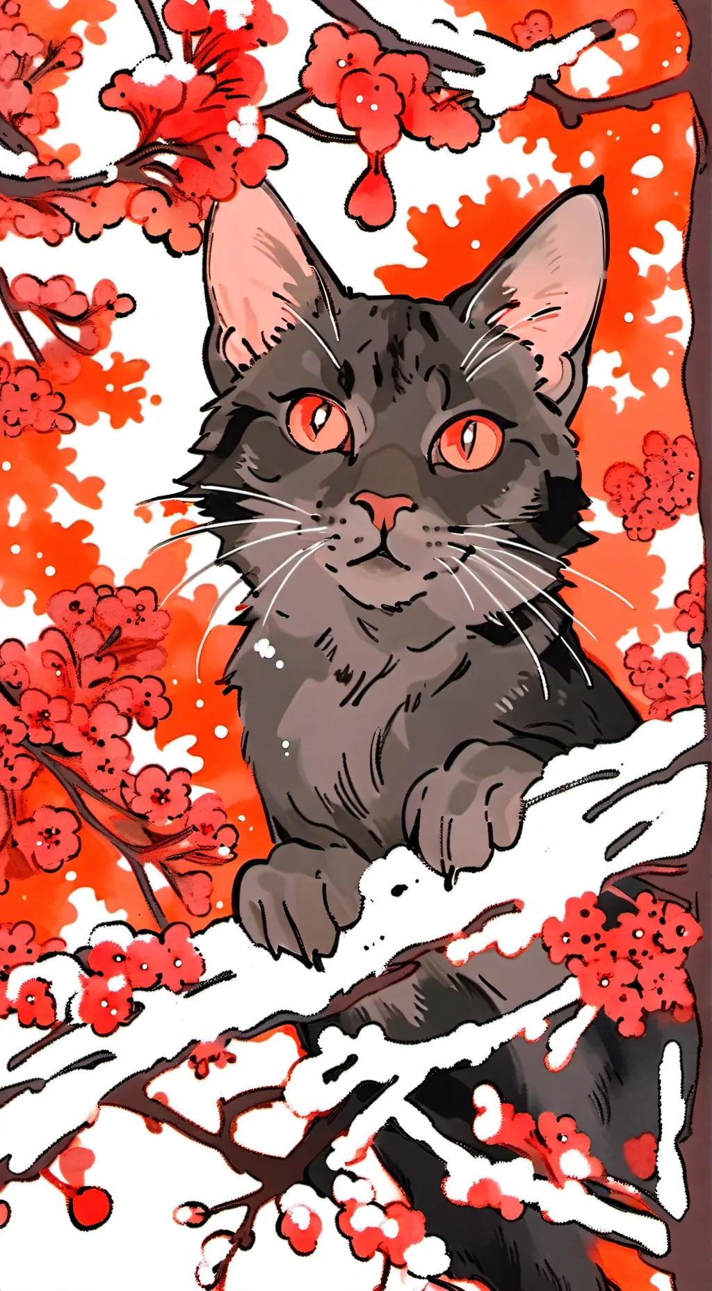 ai character: Ash fur  background