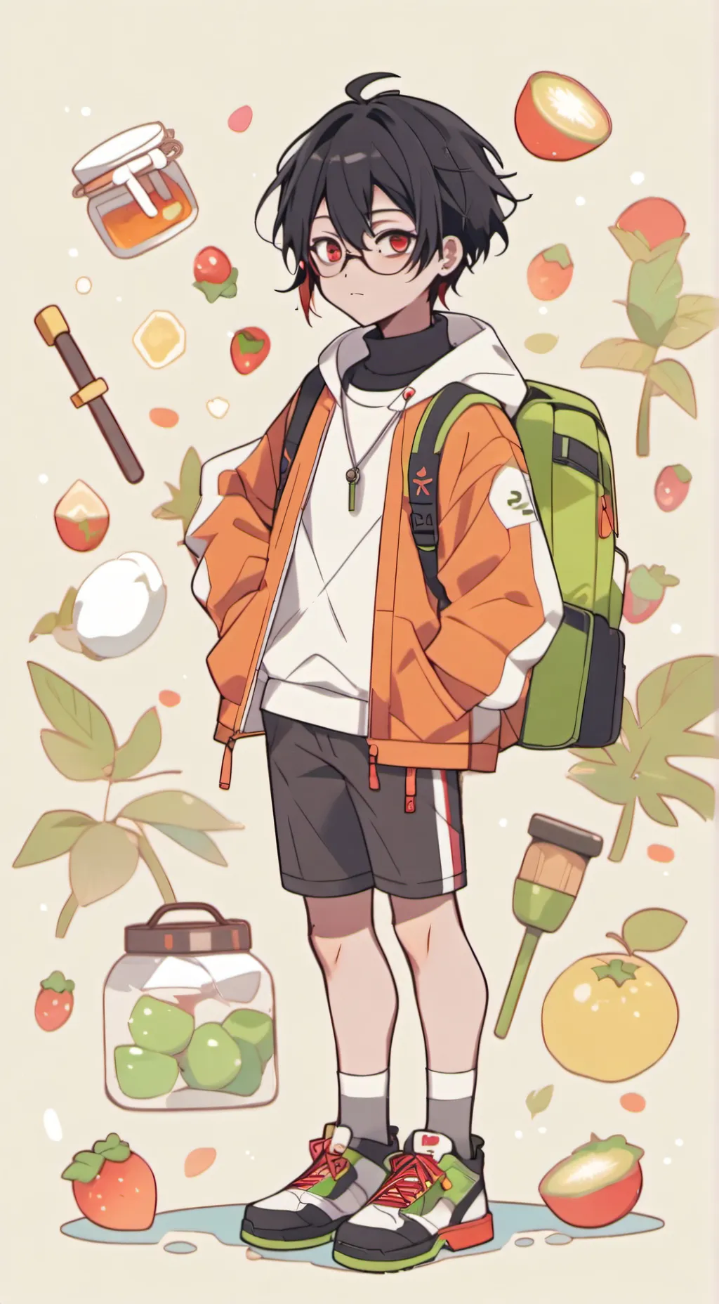ai character: ян background