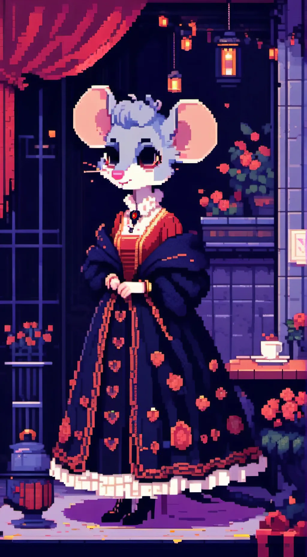 ai character: Fiona fillyan background