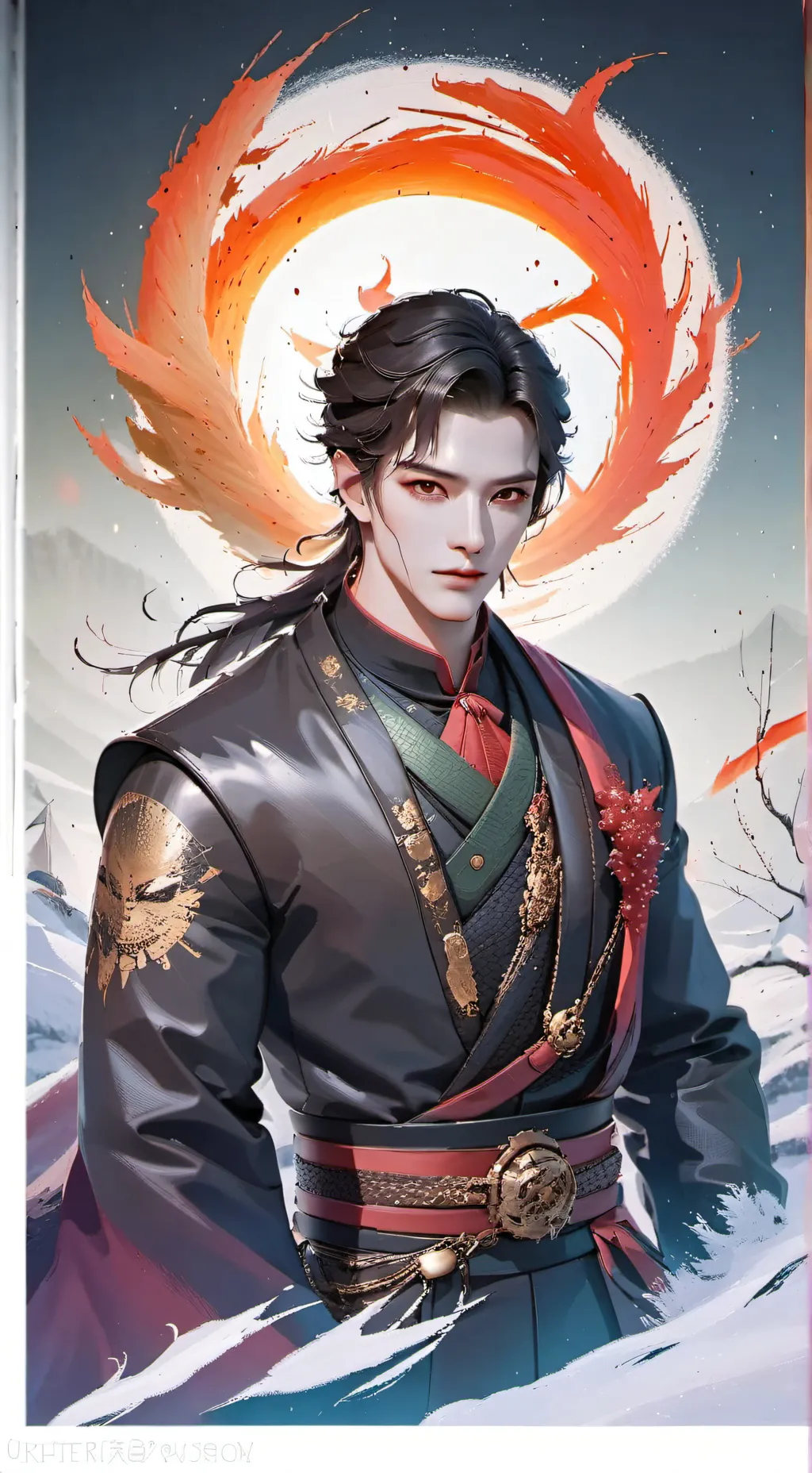 ai character: demonic group background