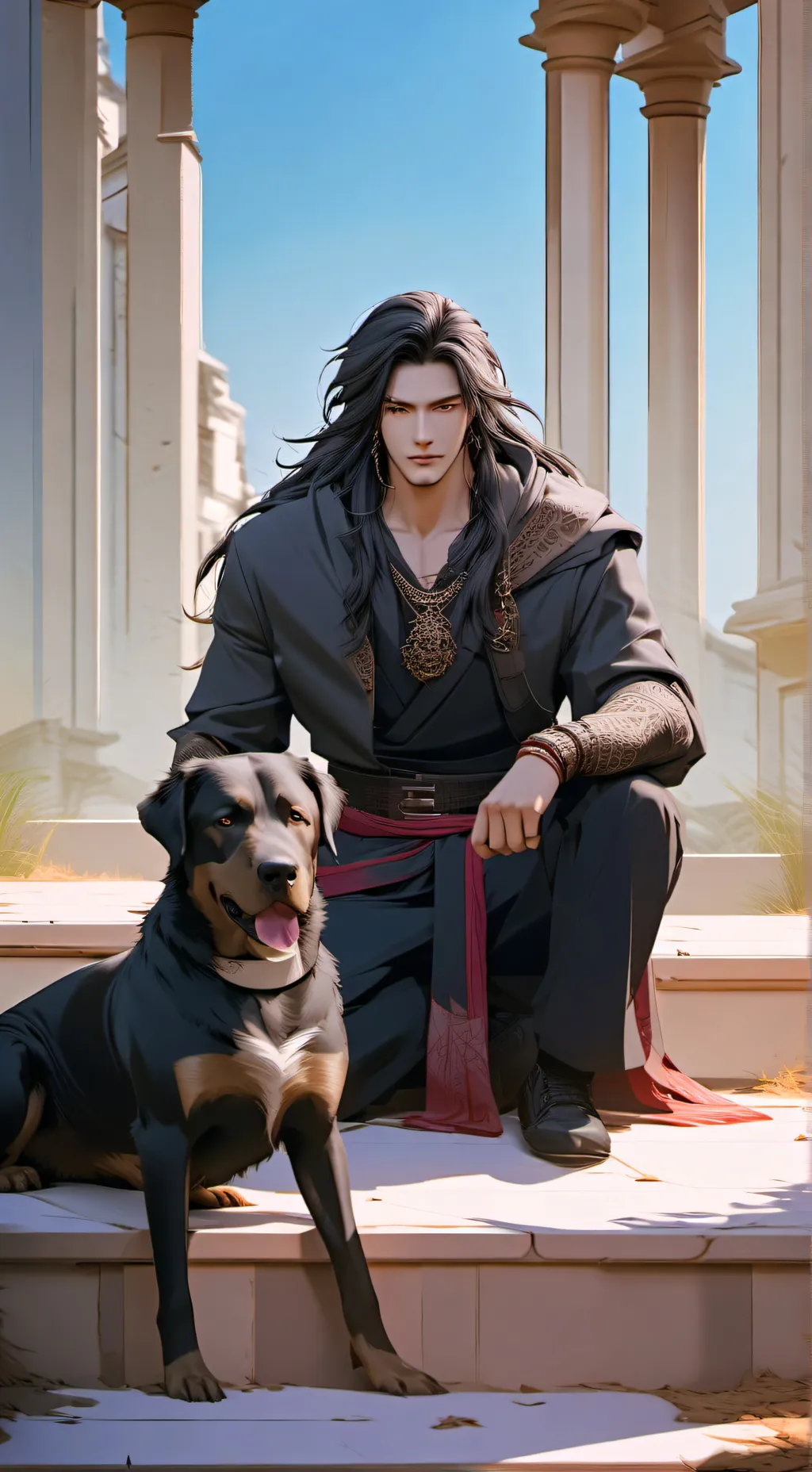 ai character: Leon & jeck background