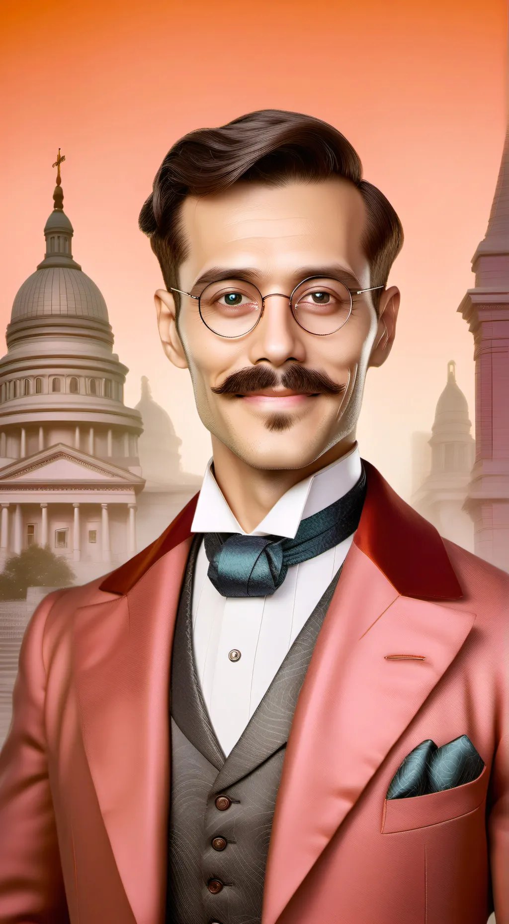 ai character: Prof. TimeTravelo background