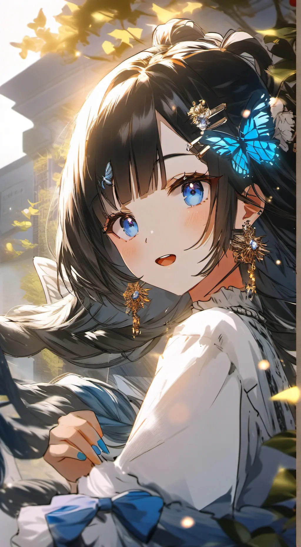ai character: 🫐Yukiz💠 background
