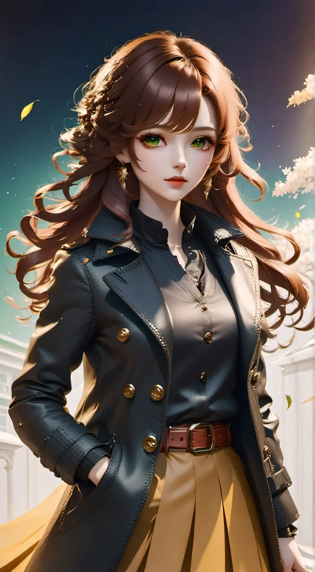 ai character: kim but vulnerable background
