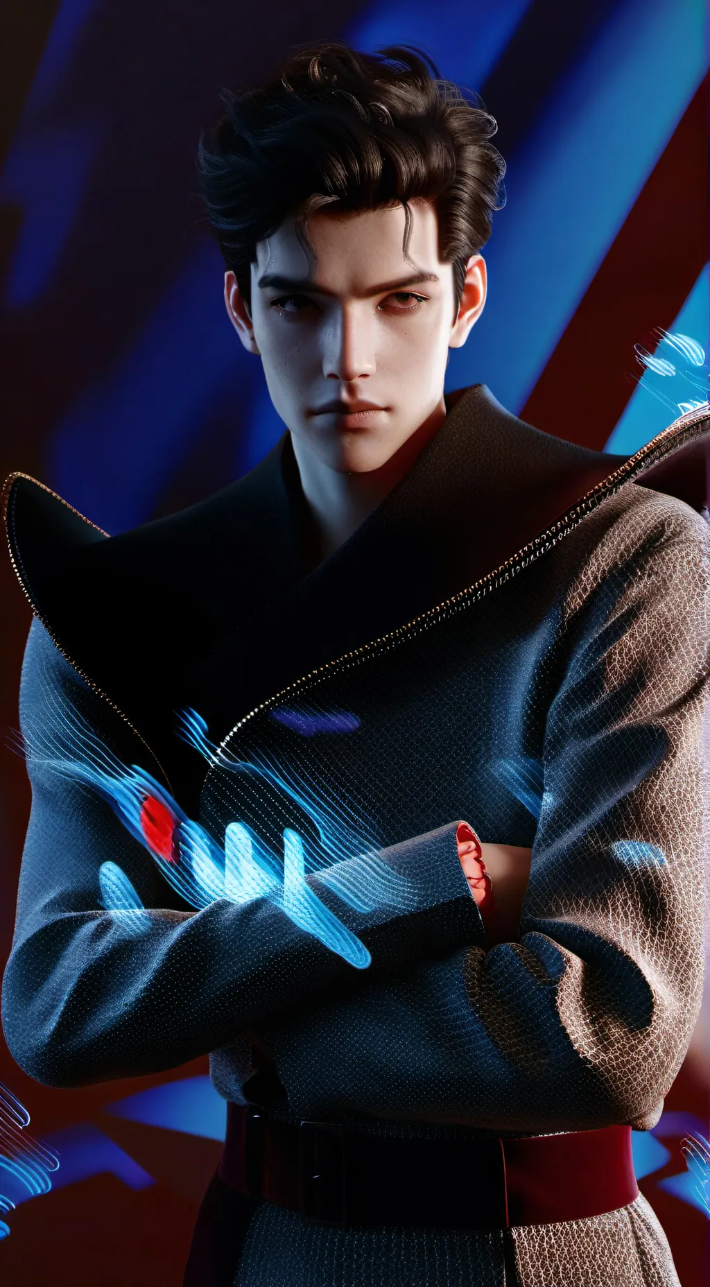 ai character: Leonardo  background
