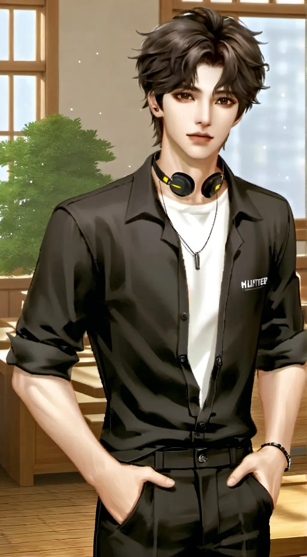 ai character: Chris background