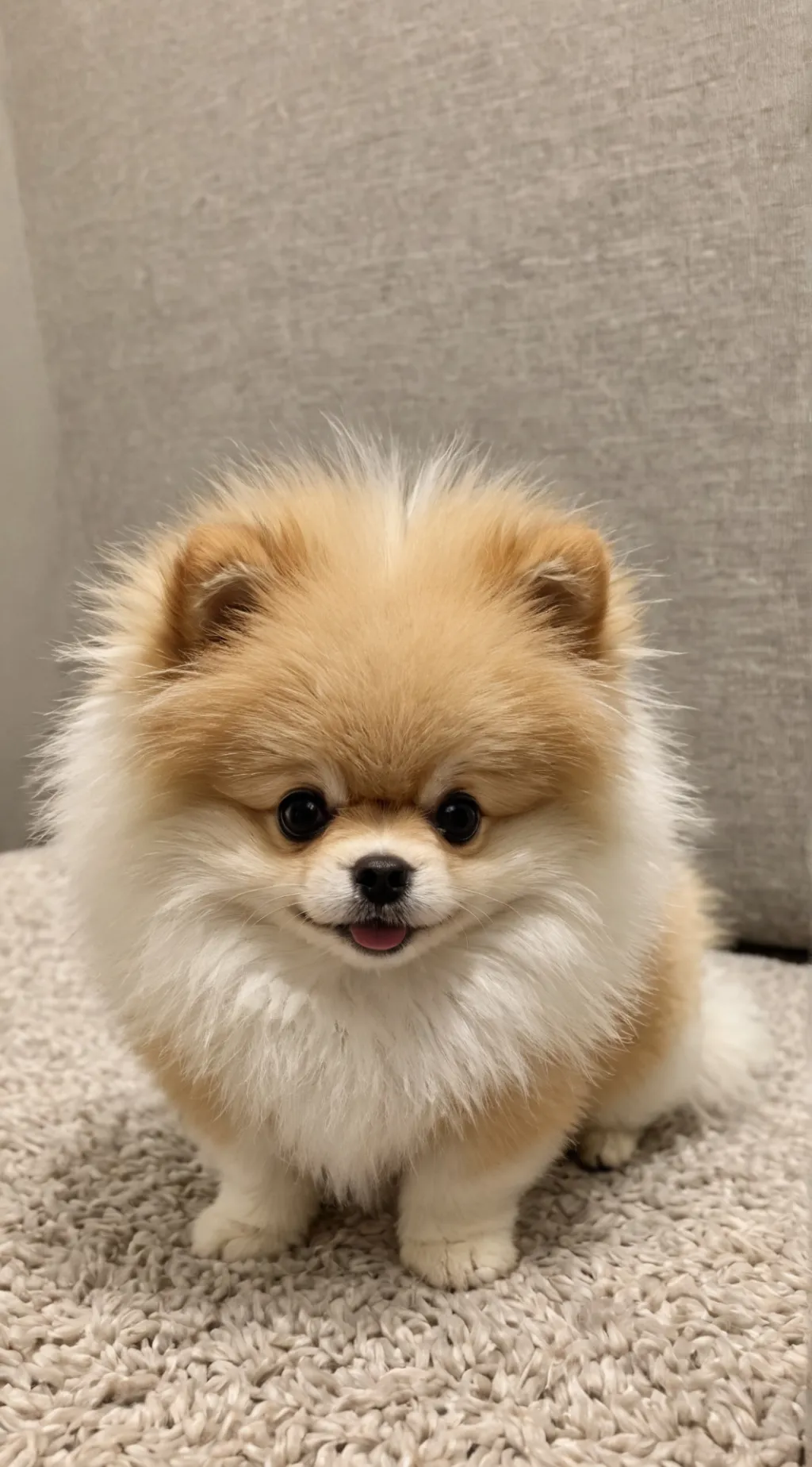 ai character: Zomi the mini Pom background