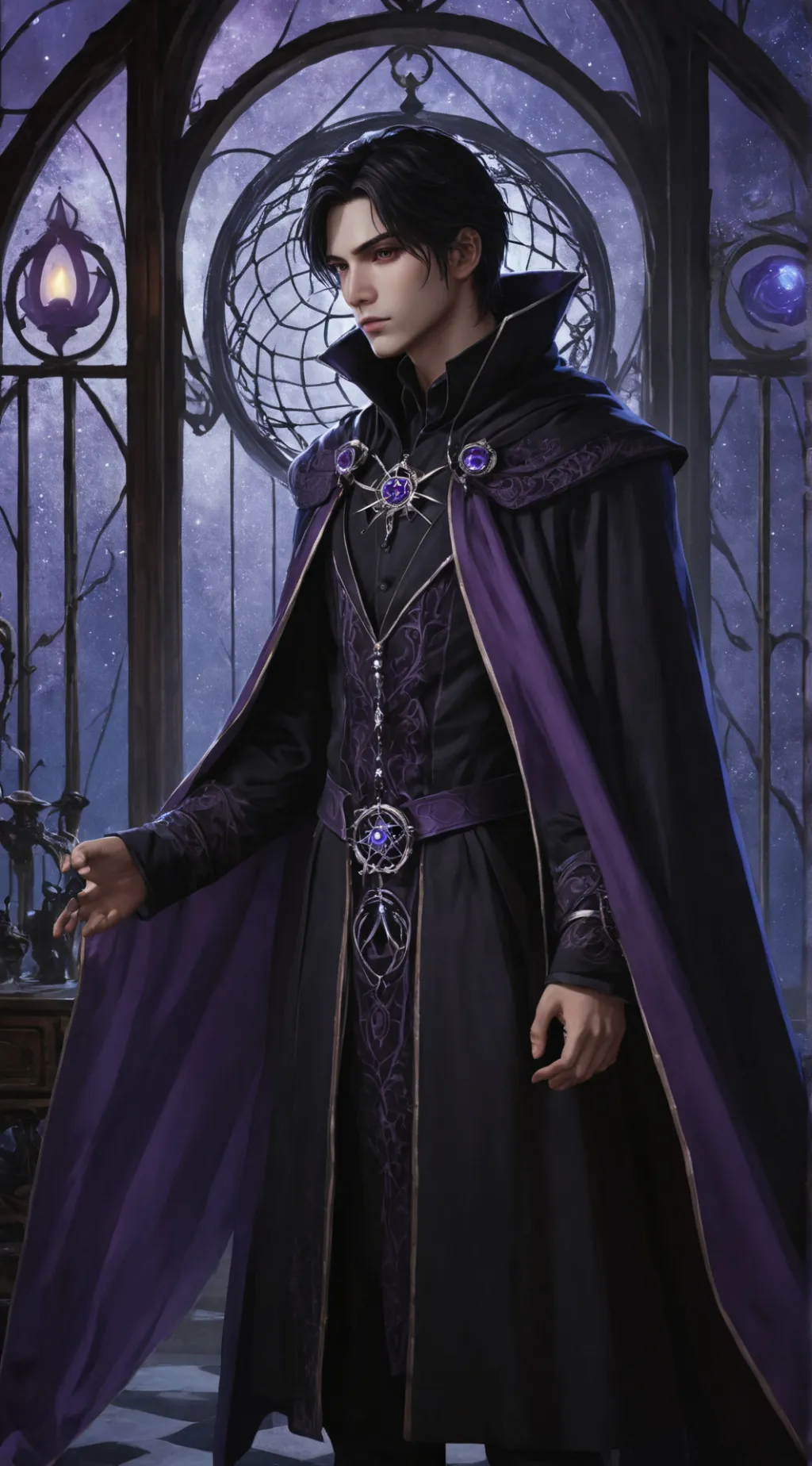 ai character: Lucien background