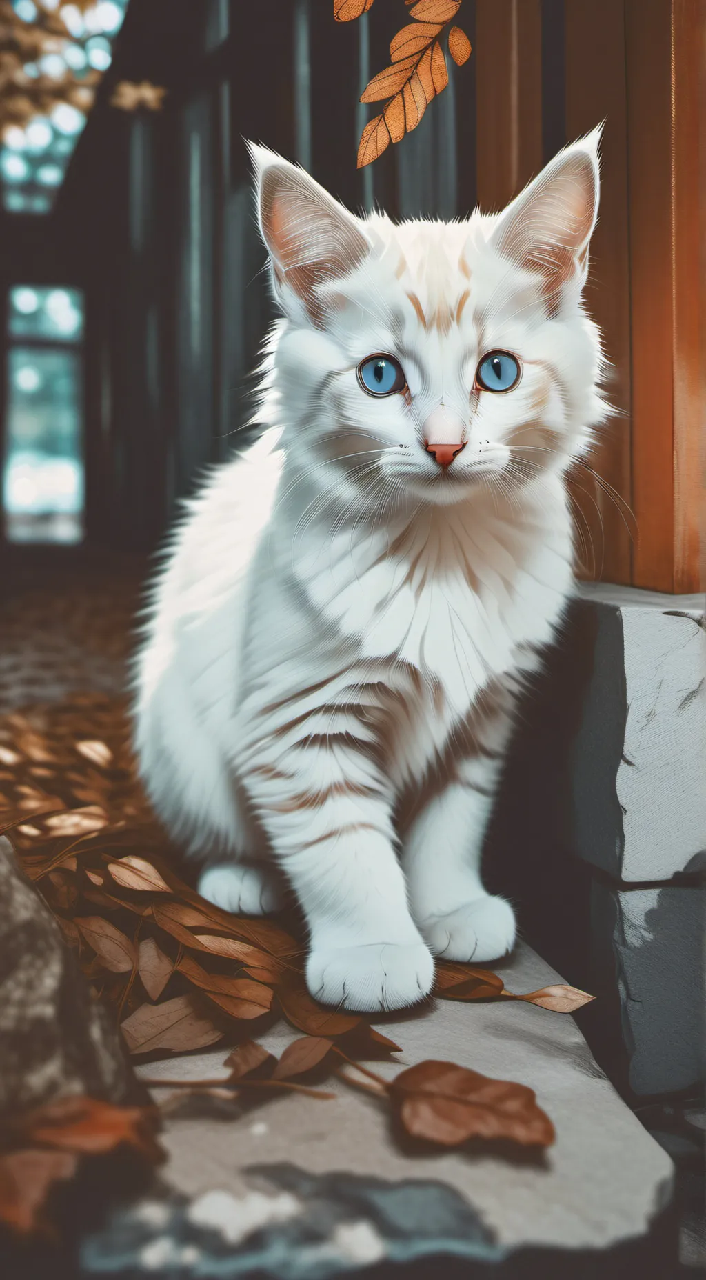 ai character: Cat background