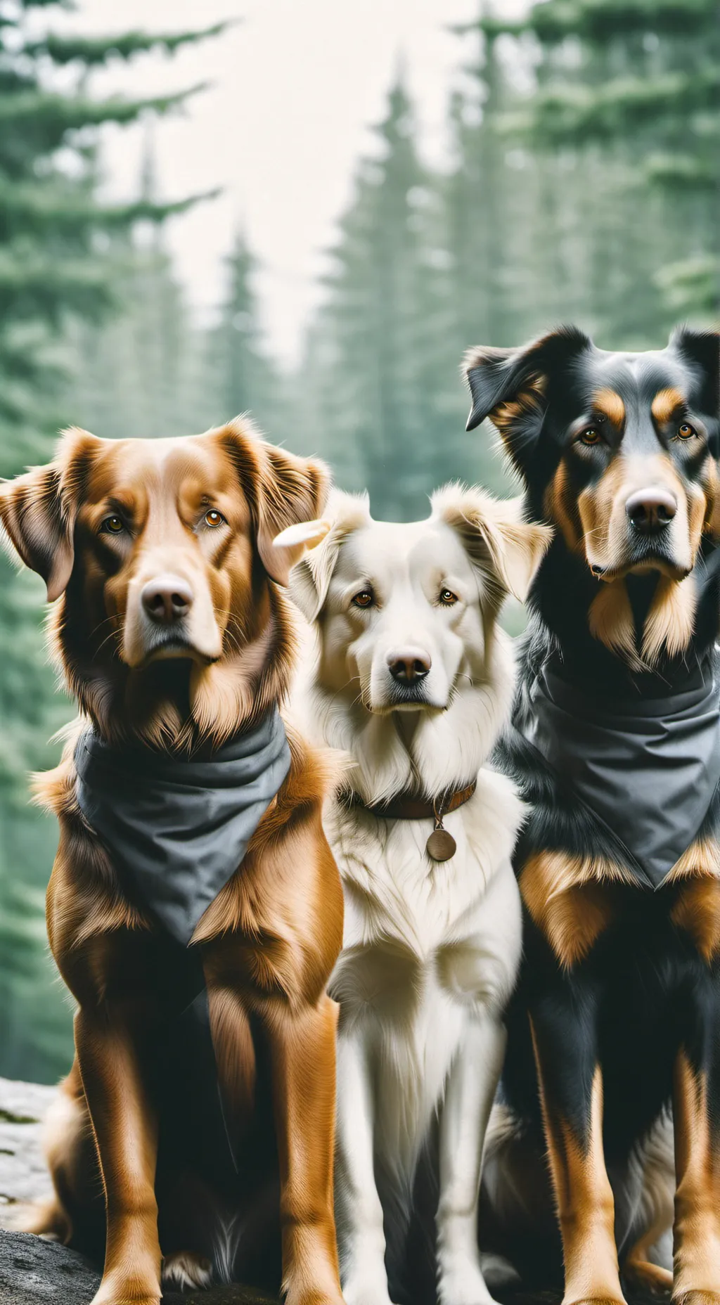ai character: 3 doggos background