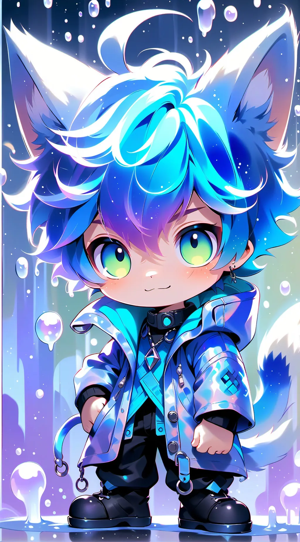 ai character: Lunar background