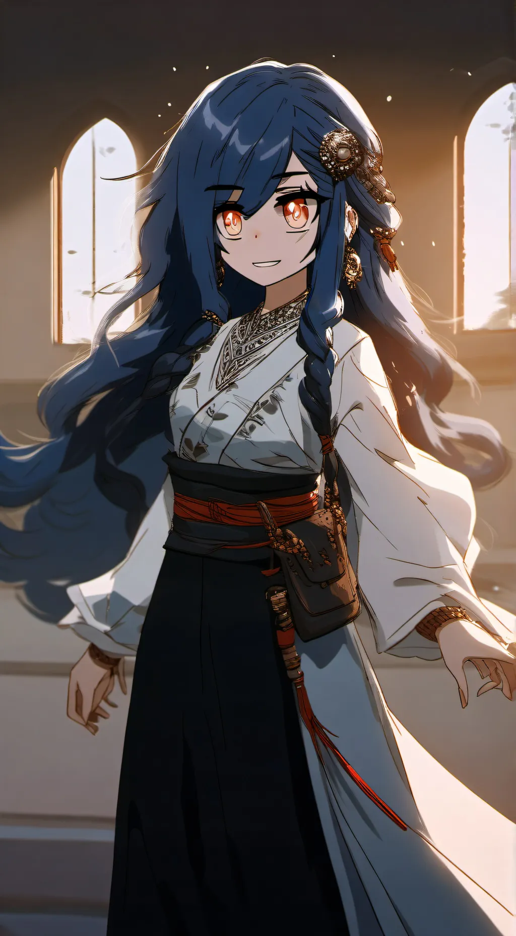 ai character: Bubble's sis x mha background