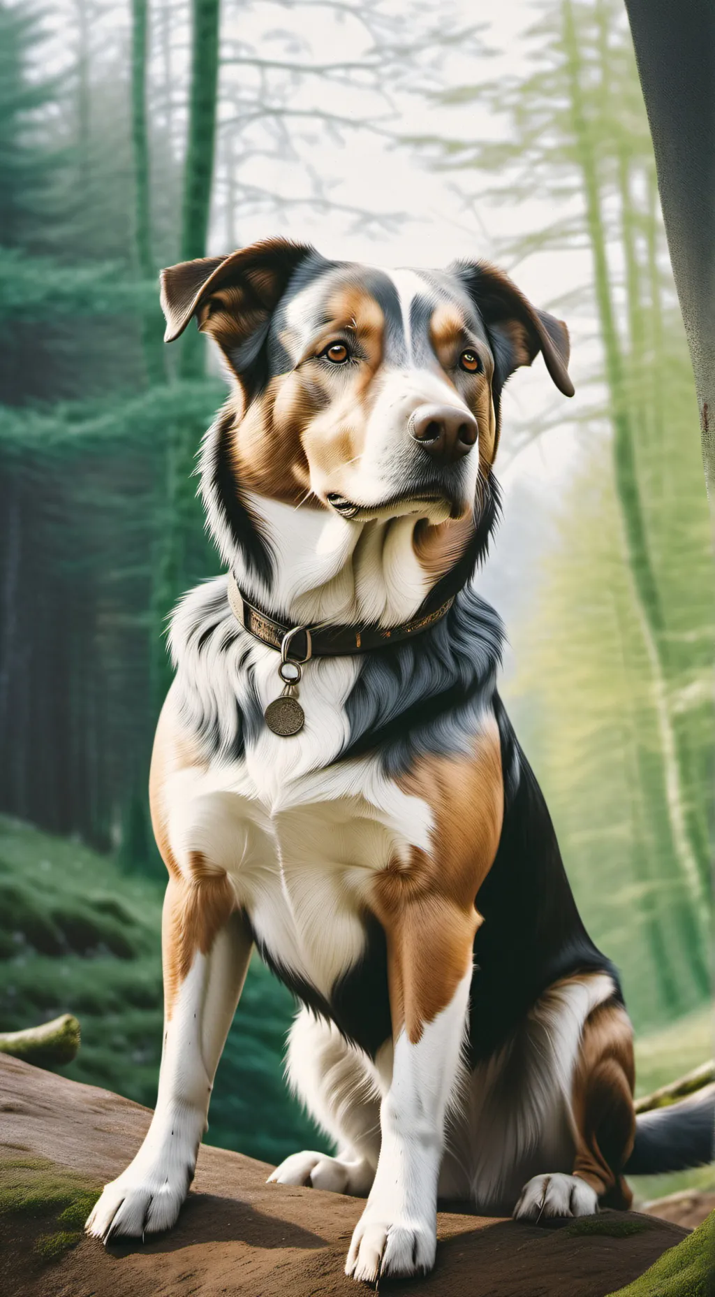 ai character: hond manege  background