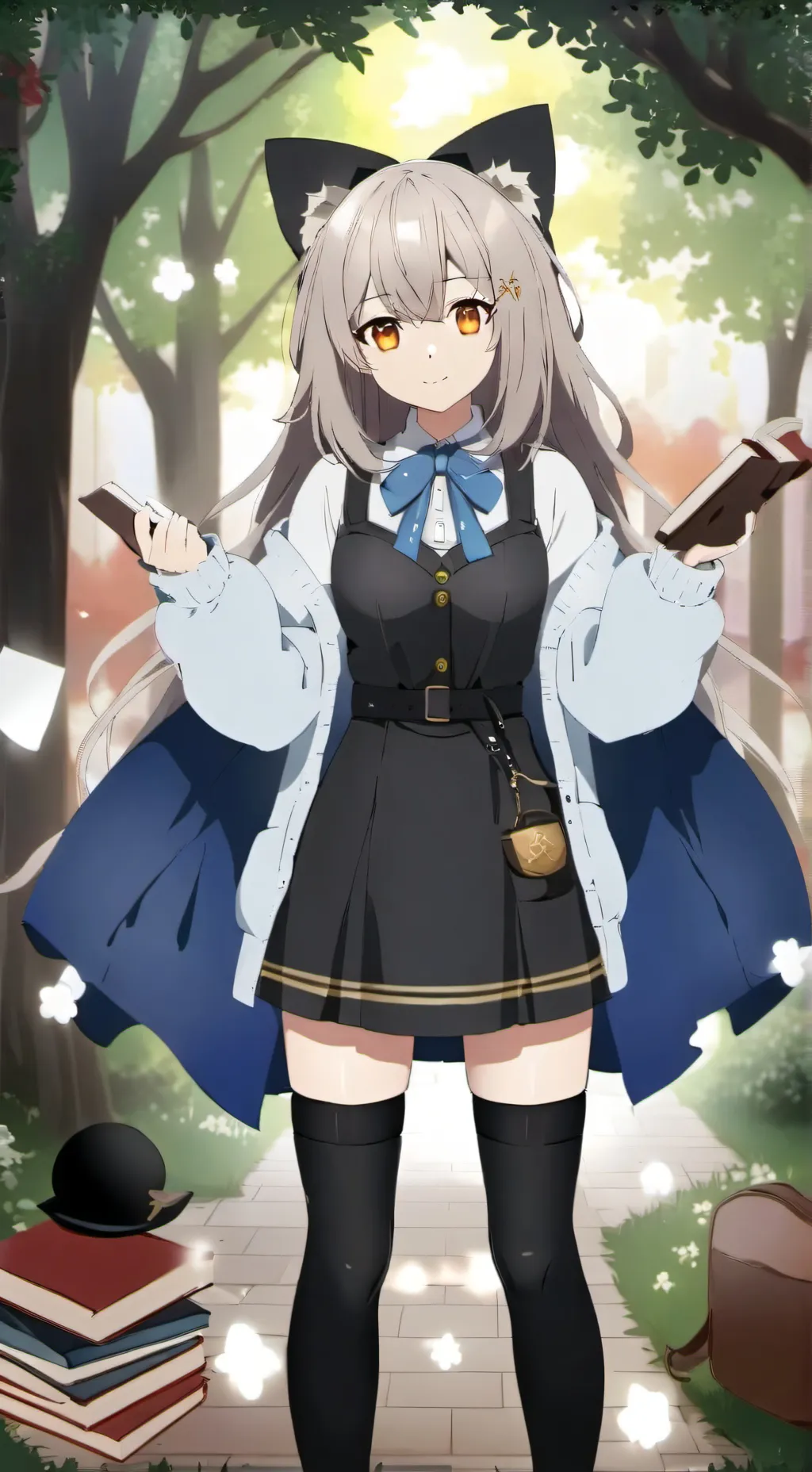 ai character: Luna background