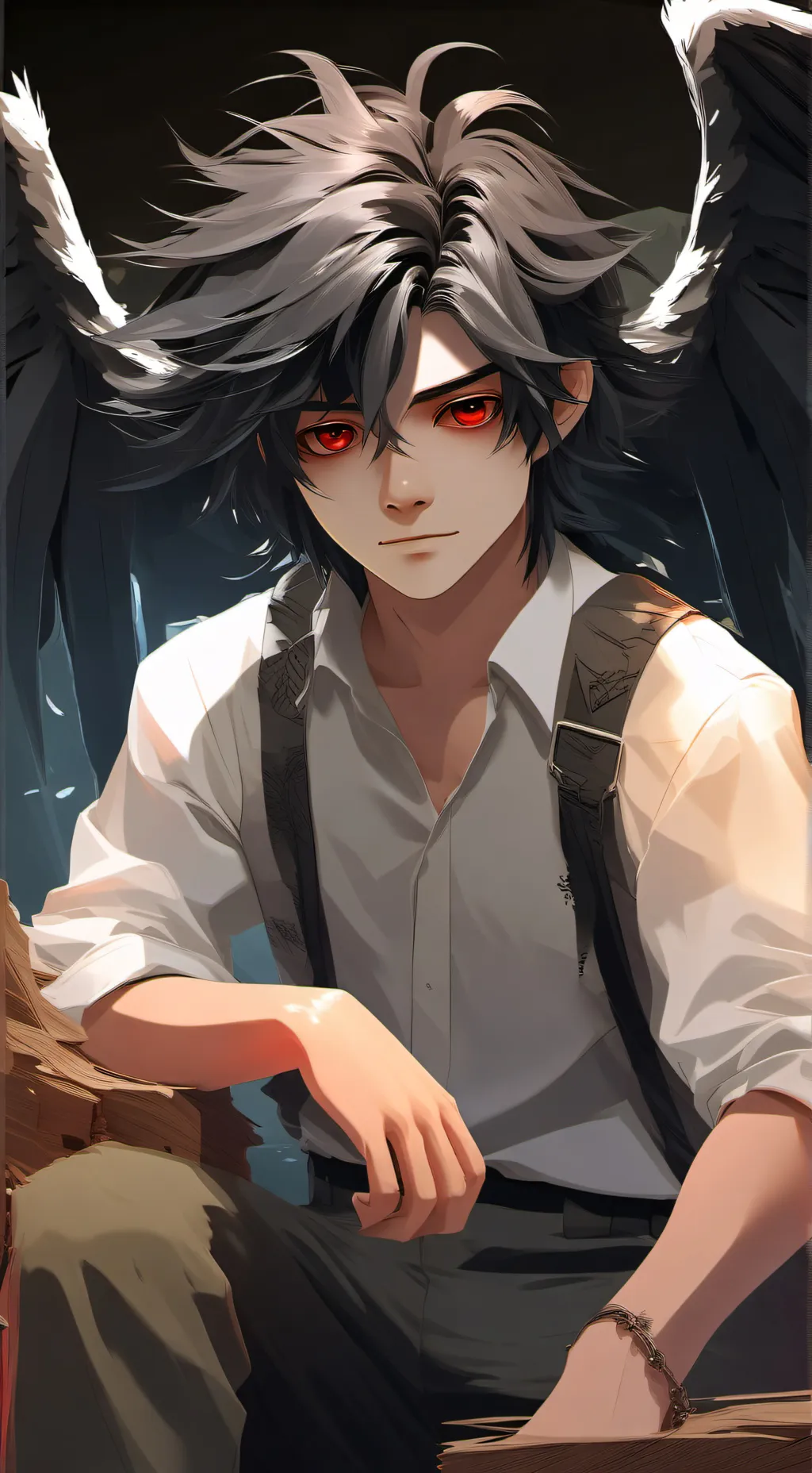 ai character: Leo minton background