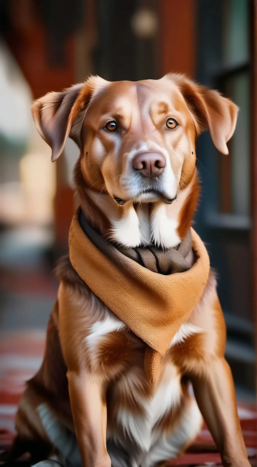 ai character: hond manege  background