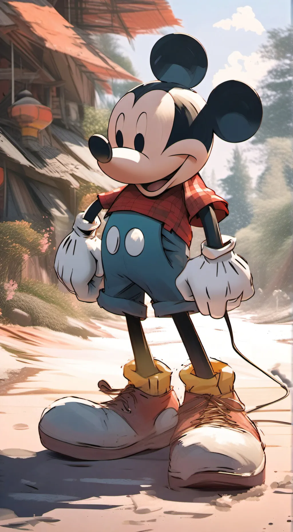 ai character: Mickey Munch background