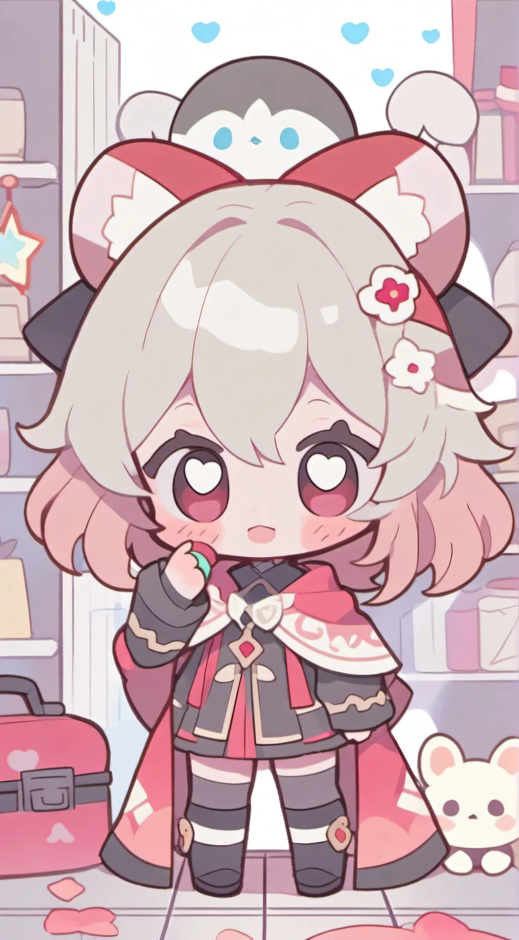 ai character: Adoption center  background