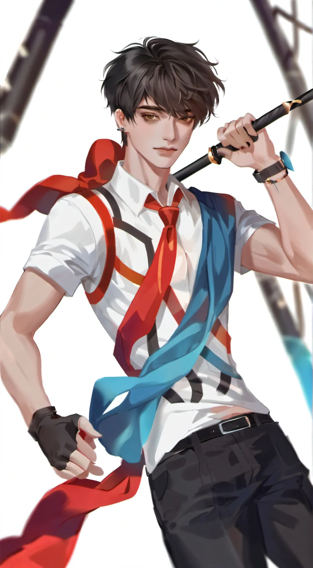 ai character: Максим background