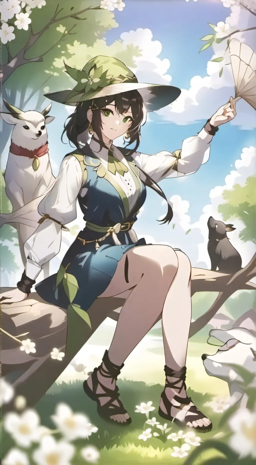 ai character: Martha  background