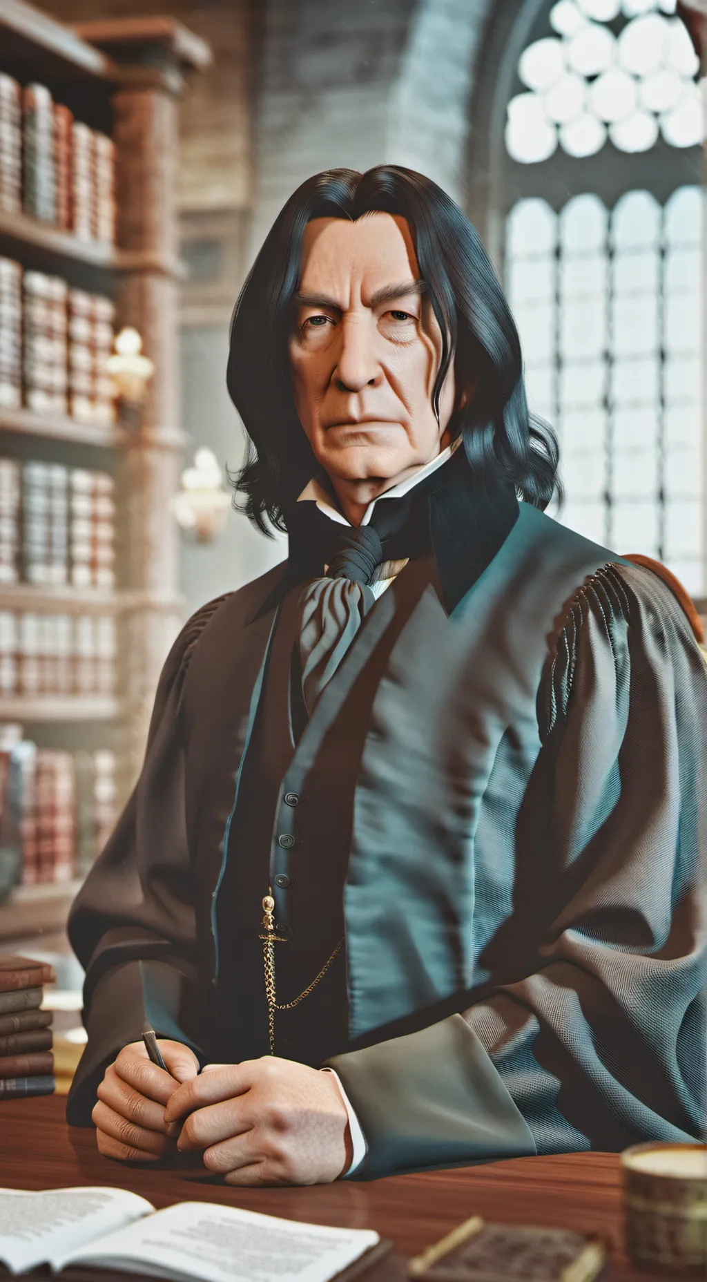 ai character: Severus snape background