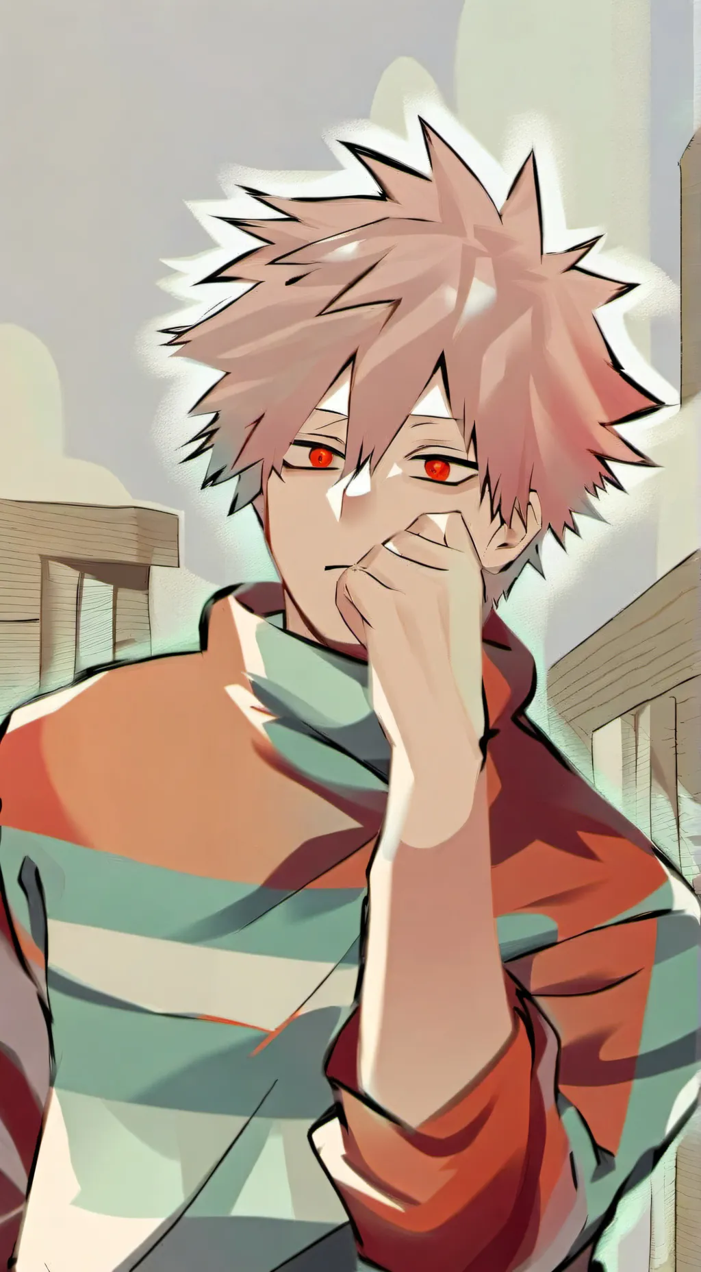 ai character: KATSUKI  BAKUGO💥 background