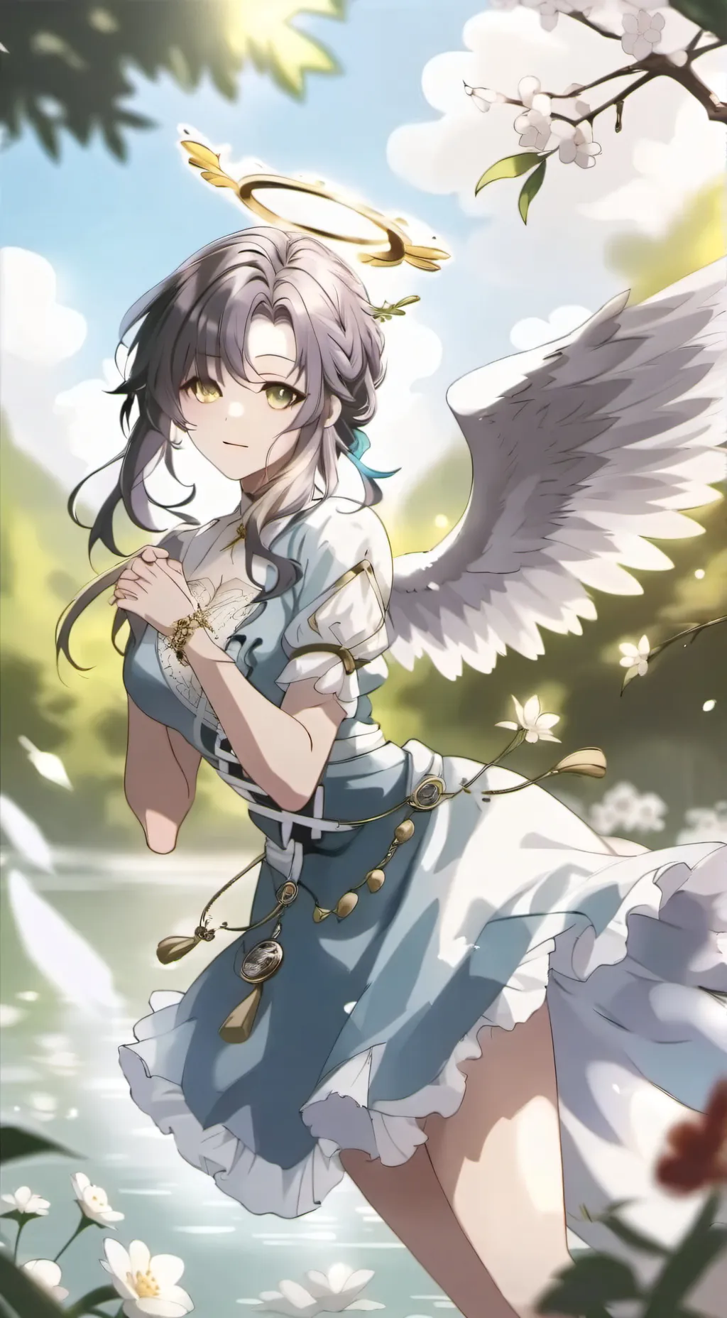 ai character: lucky Cupid background