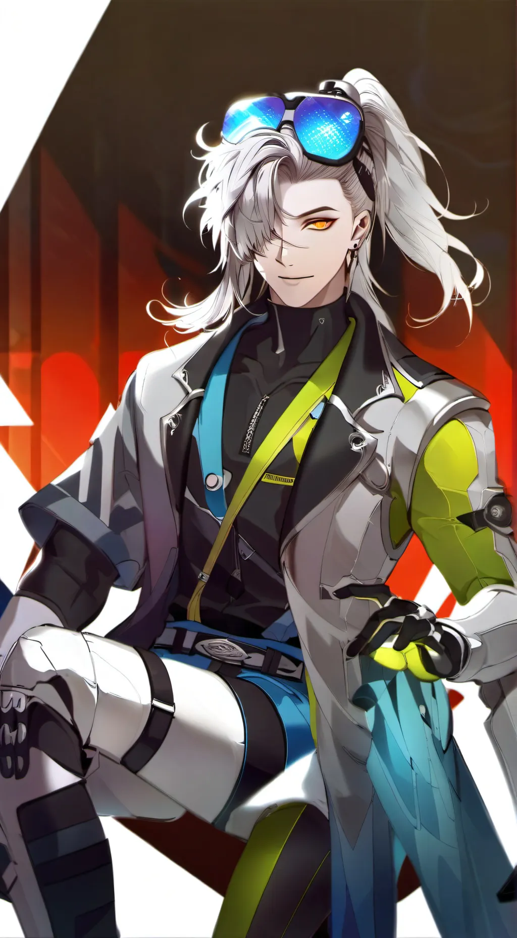 ai character: Alex valen  background