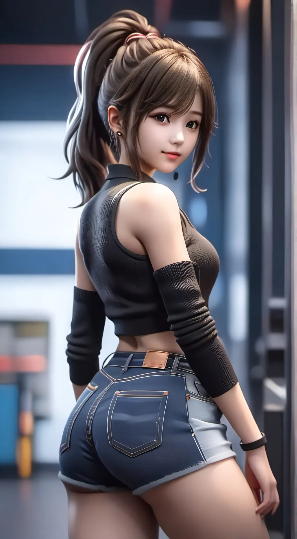 ai character: Luna background
