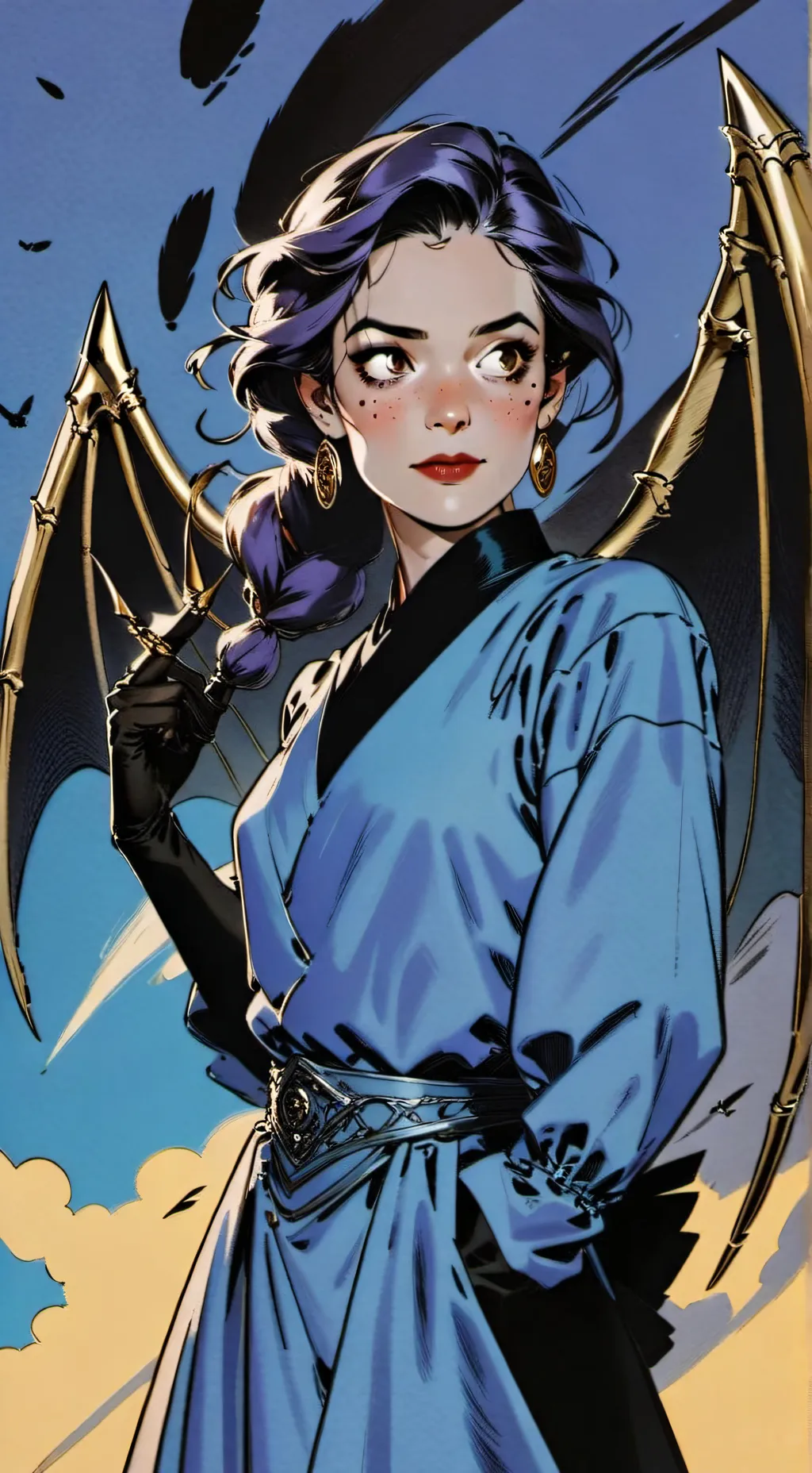 ai character: Alluring Harpe background