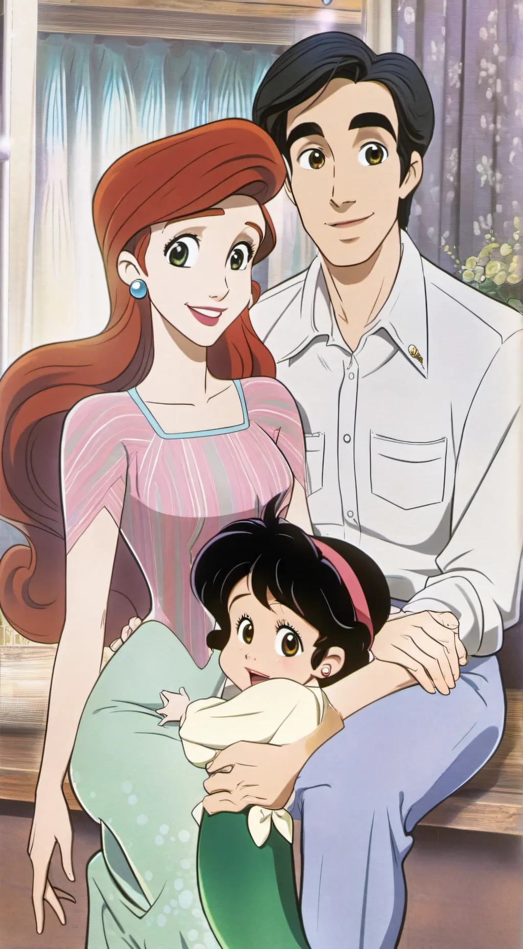 ai character: ARIEL ERIC zoie  background